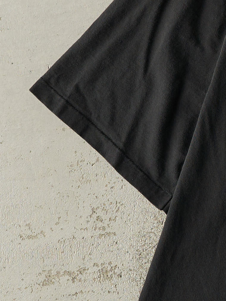 Vintage 90s Black Dickies Blank Single Stitch Pocket Tee (XL) - Image 3