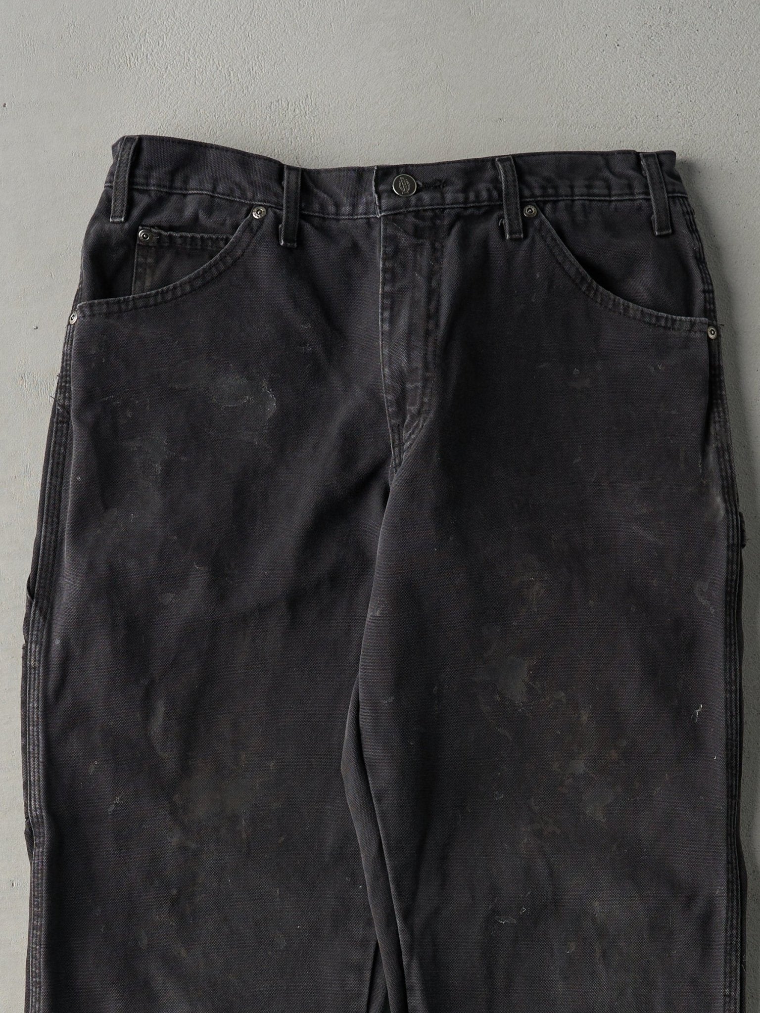 Vintage 90s Black Dickies Carpenter Pants (34x30) - Image 3
