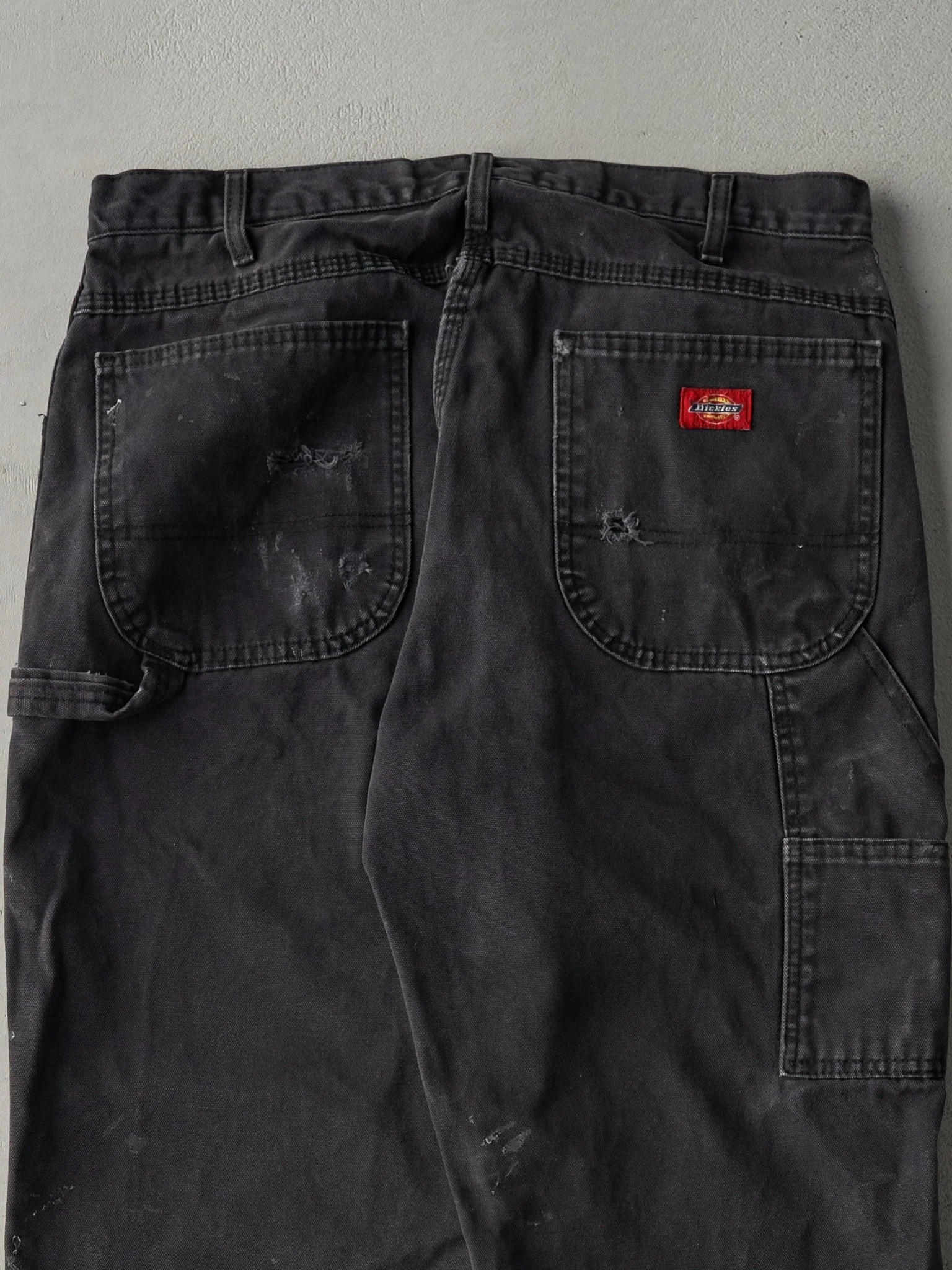 Vintage 90s Black Dickies Carpenter Pants (34x30) - Image 4