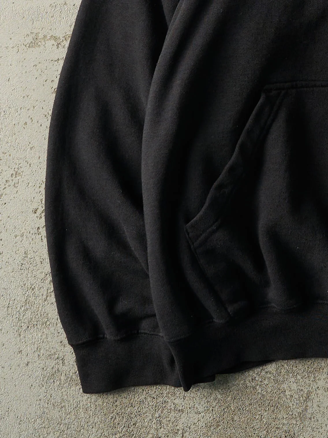 Vintage 90s Black Embroidered Wilson Boxy Hoodie (XXL) - Image 3