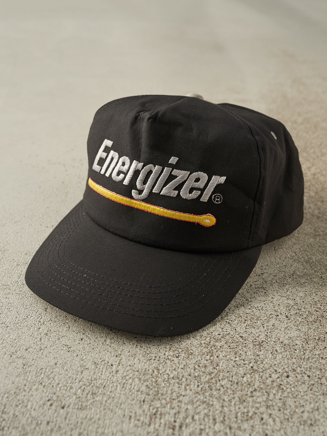 Vintage 90s Black Energizer Embroidered Snapback (O/S) - Image 2