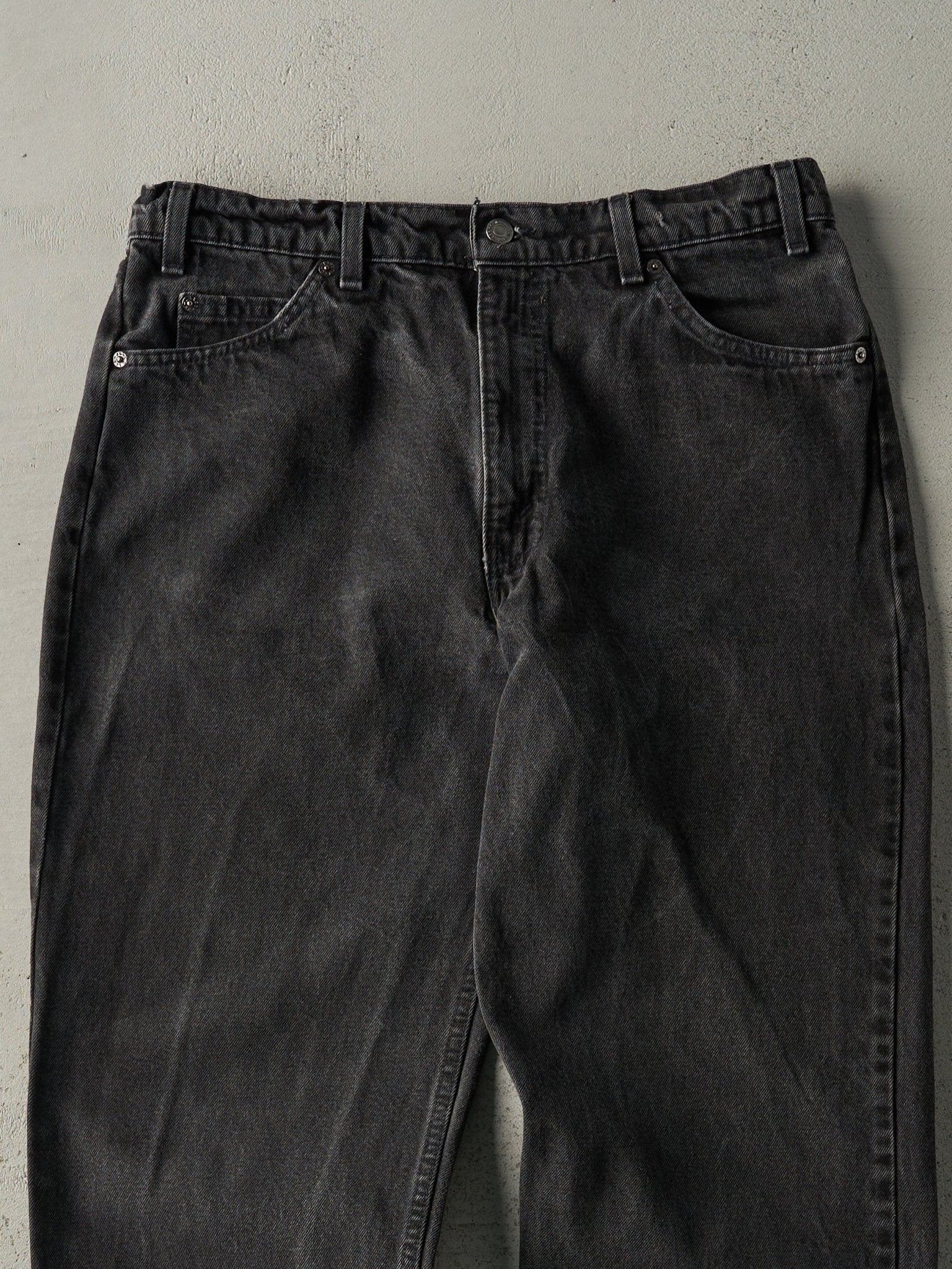 Vintage 90s Black Levi's 550 Orange Tab Denim Pants (34x28.5) - Image 3