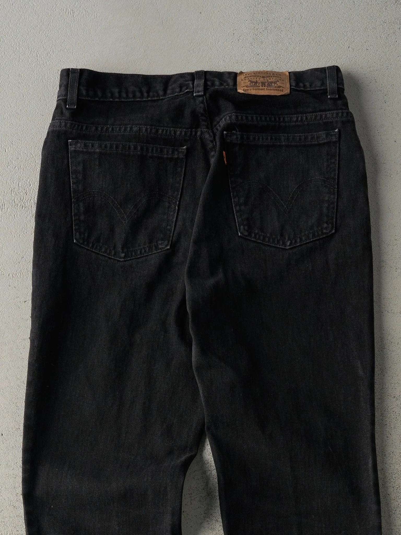Vintage 90s Black Levi's Orange Tab Denim Pants (32x30) - Image 4