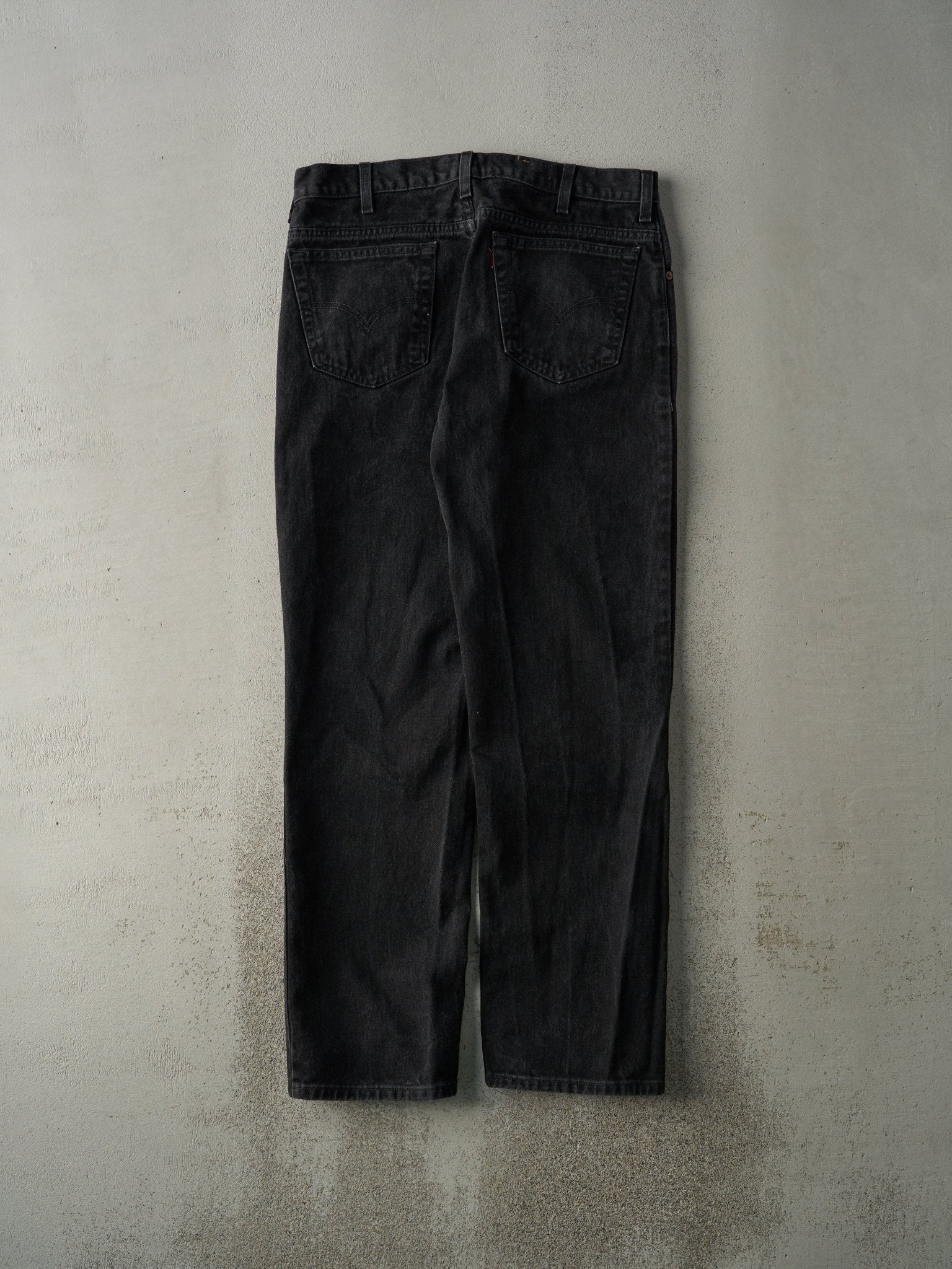 Vintage 90s Black Levi's Red Tab Denim Pants (35x31) - Image 2