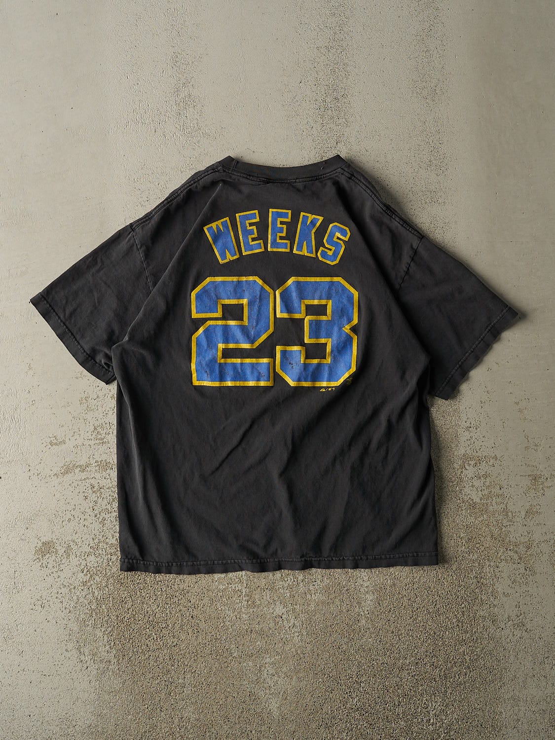 Vintage Y2K Black Milwaukee Brewers #23 Rickie Weeks Tee (L/XL) - Image 2