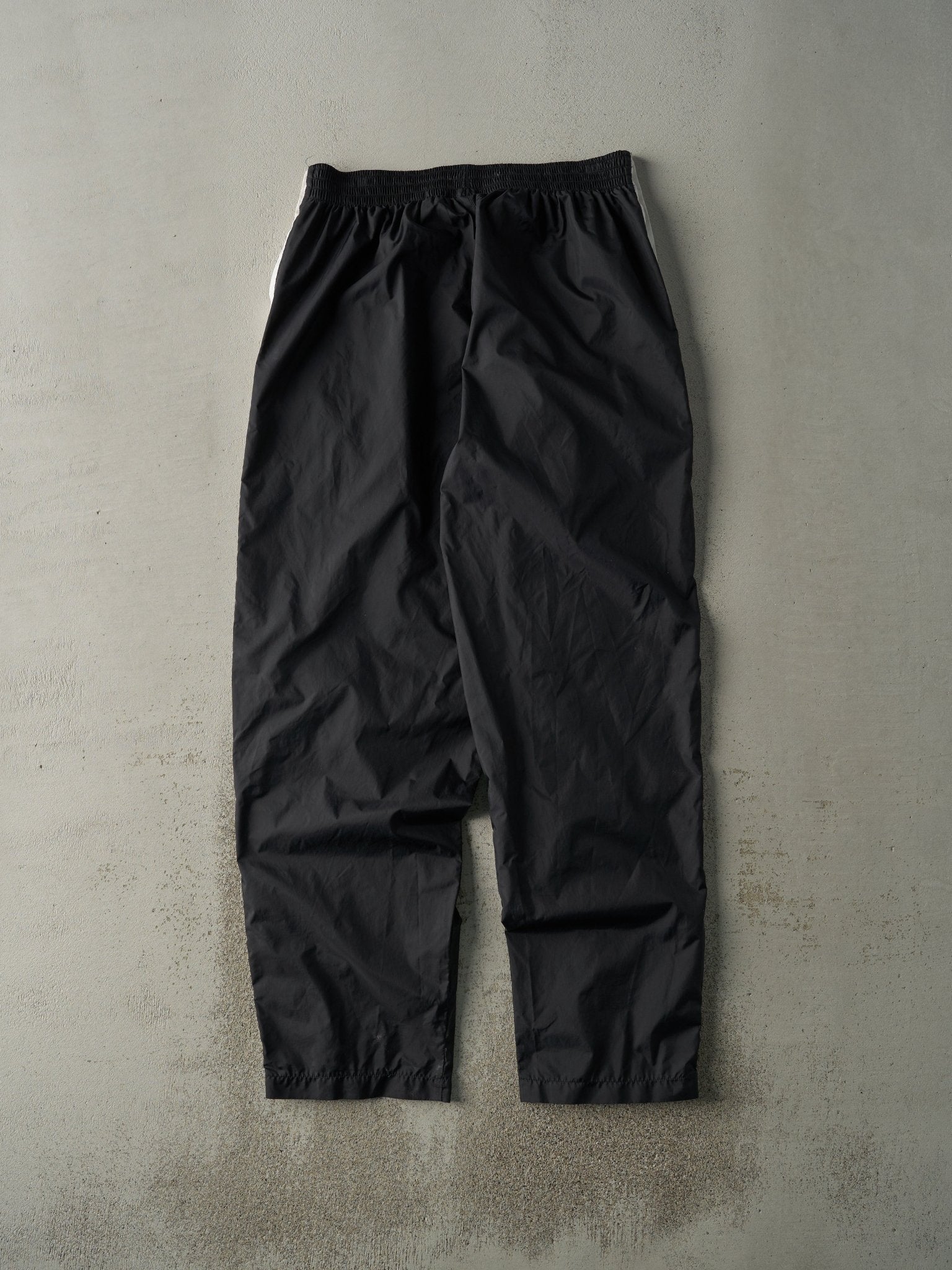 Vintage 90s Black Nike Tear Away Track Pants (32x33.5) - Image 2