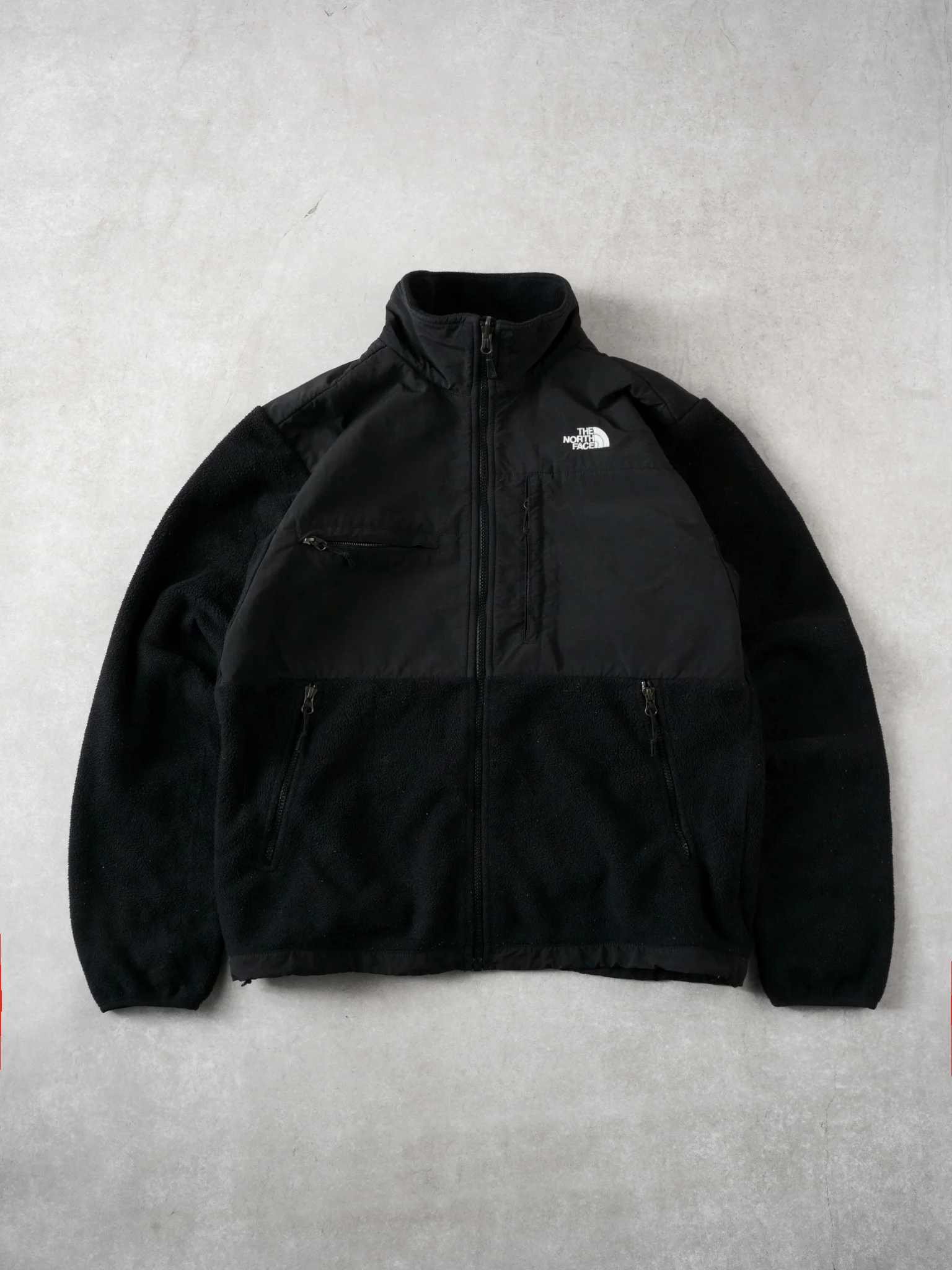 Vintage 90s Black Northface Denali Fleece Zipup (M/L)