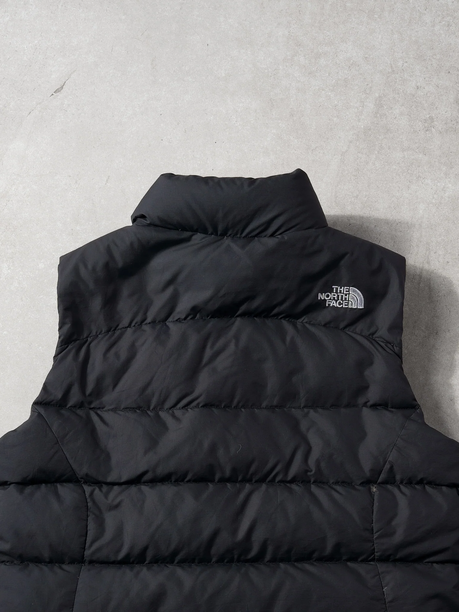 Vintage 90s Black Northface Puffer Vest 700 (S) - Image 4