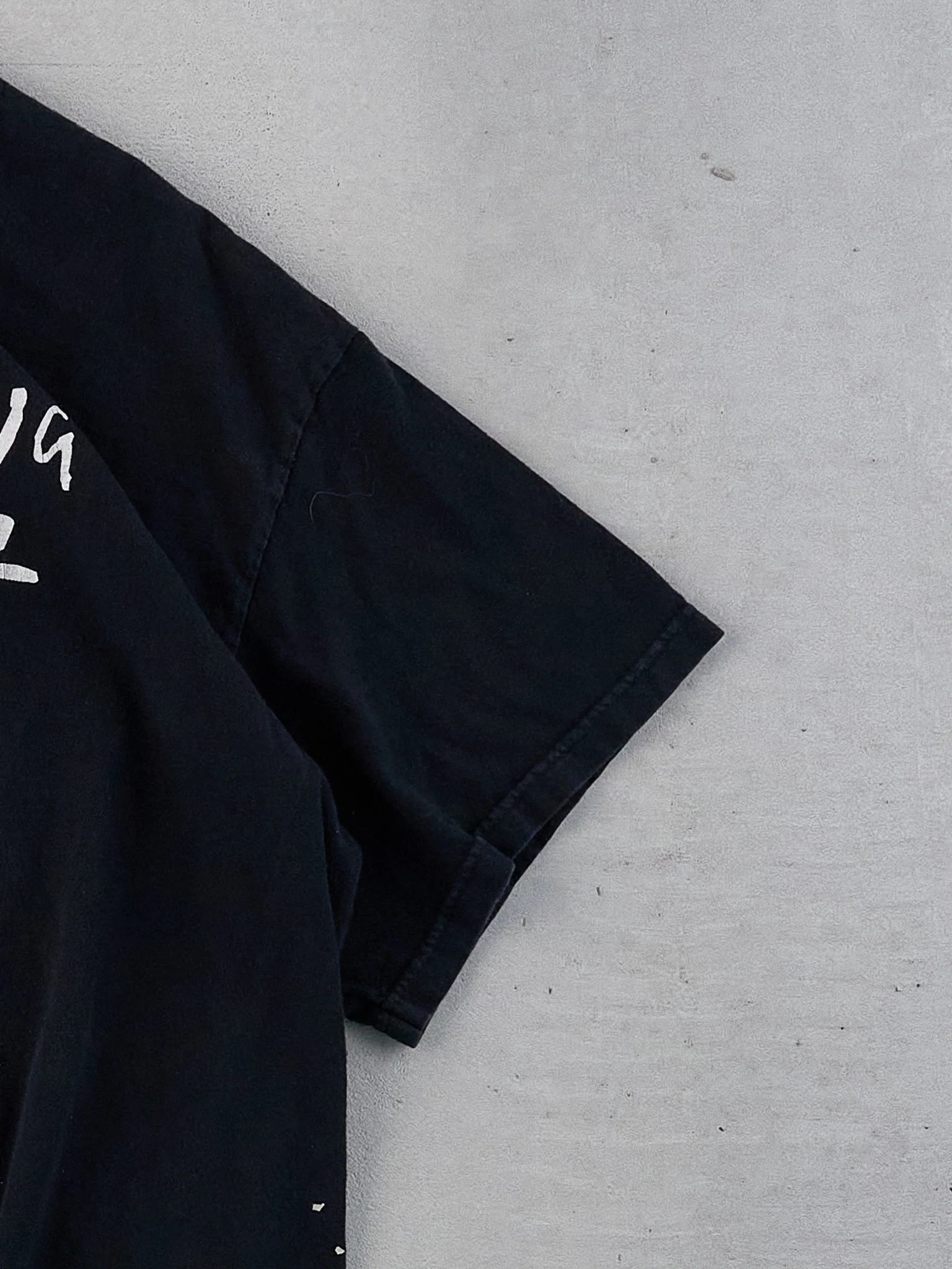 Vintage 90s Black "Not Wearing Underwear" Tee (M) - Image 3