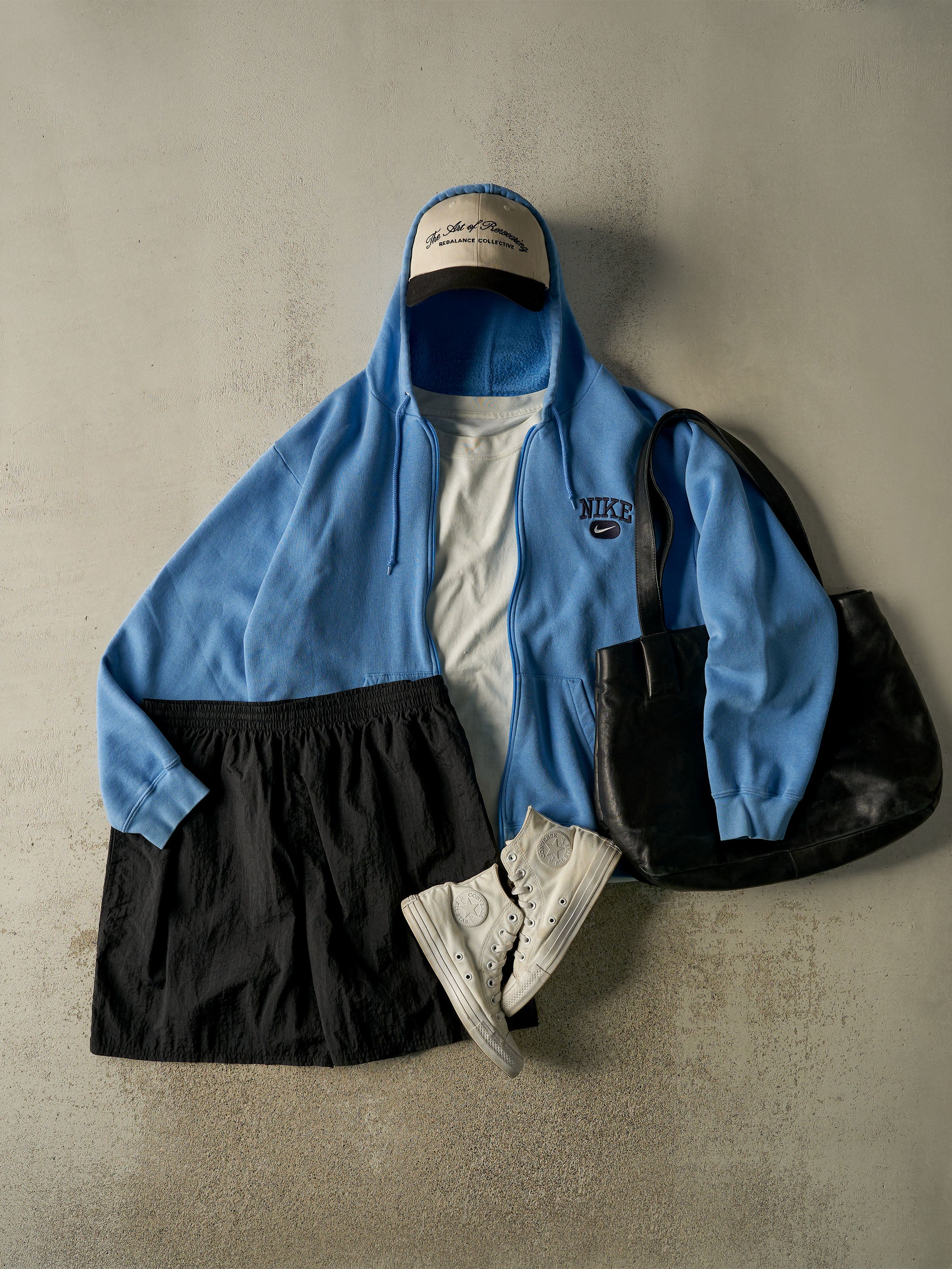 Vintage 90s Black Reebok Nylon Track Shorts (32x7) - Image 2