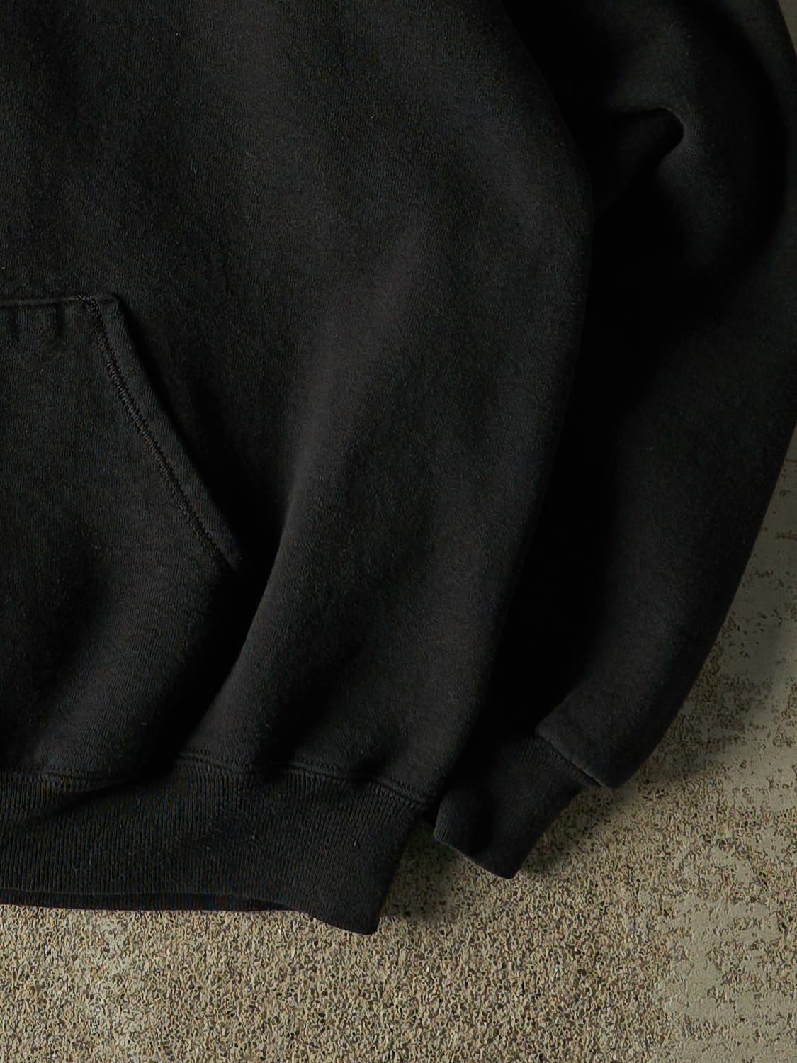 Vintage 90s Black San Diego California Embroidered Hoodie (L/XL) - Image 4