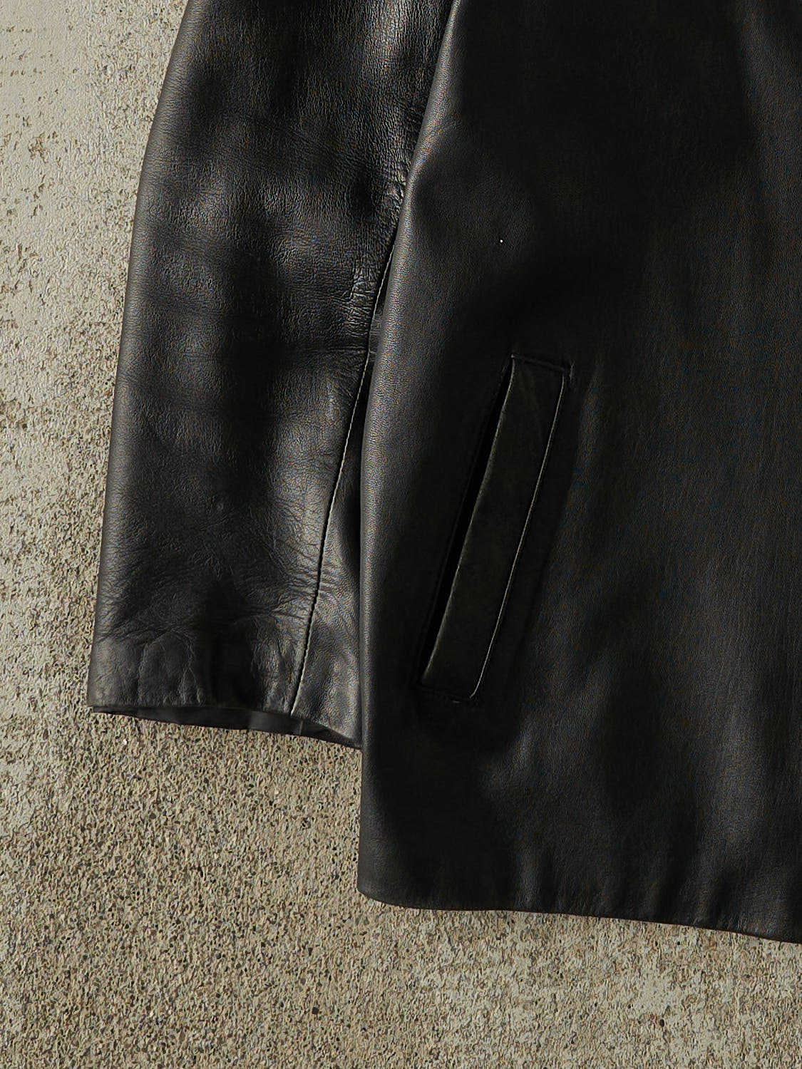 Vintage 90s Black Soft Leather Jacket (L/XL) - Image 3