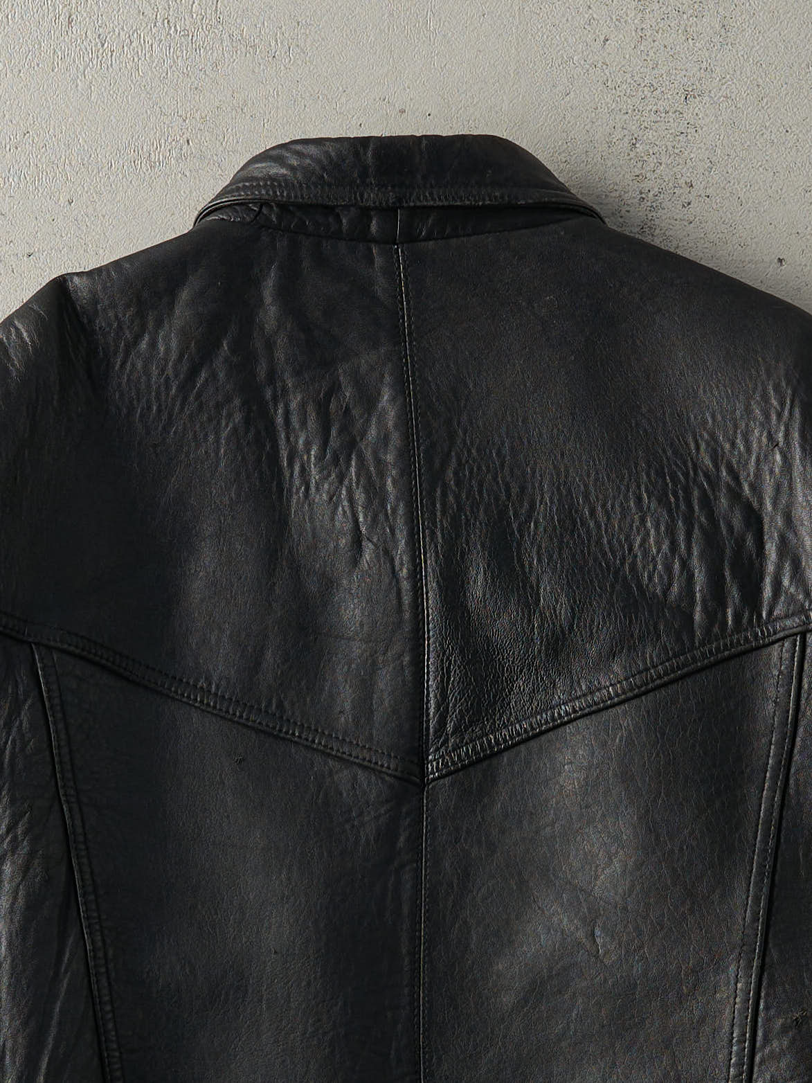 Vintage 90s Black Studio Concepts Leather Jacket (L) - Image 4
