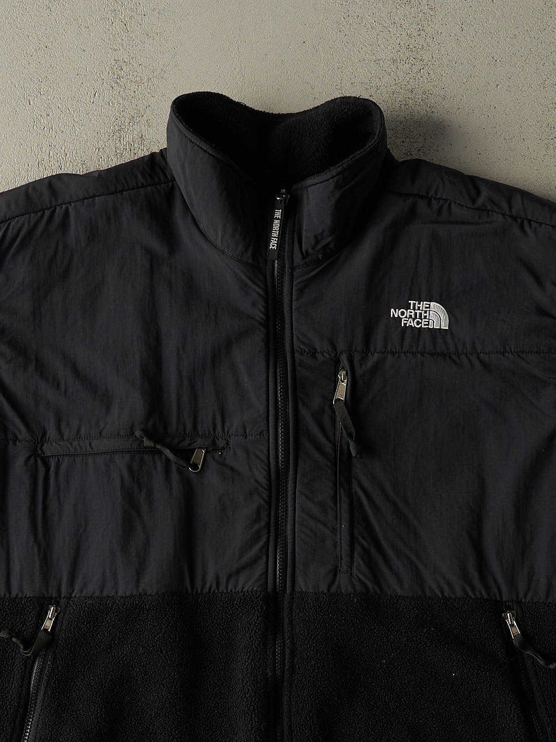 Vintage 90s Black The North Face Fleece Vest (XXL) - Image 3