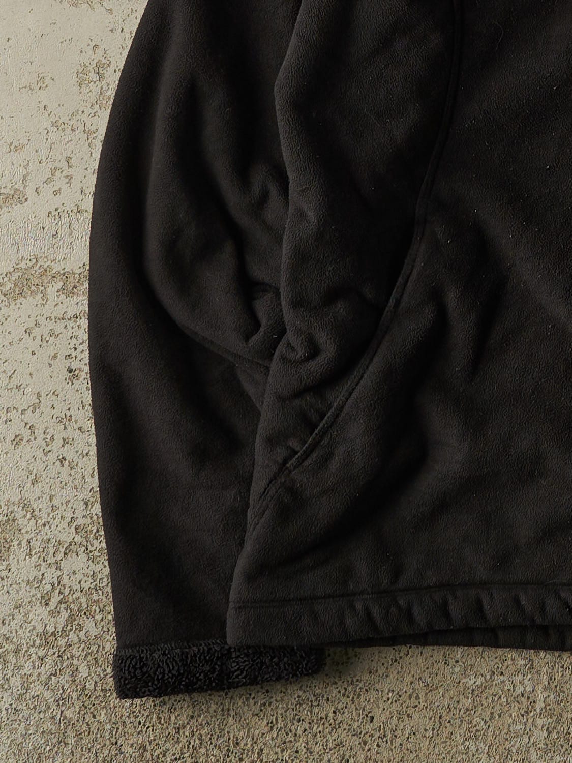 Vintage 90s Black The North Face Zip Up Fleece (S/M) - Image 3