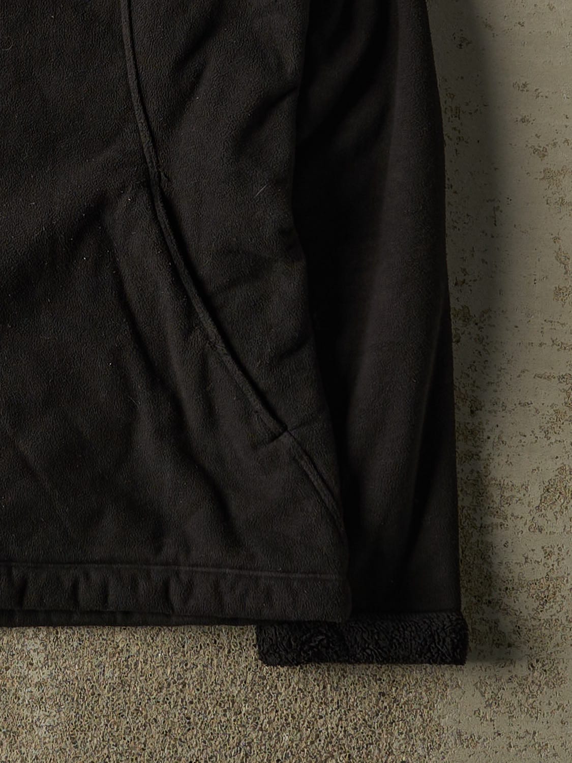 Vintage 90s Black The North Face Zip Up Fleece (S/M) - Image 4
