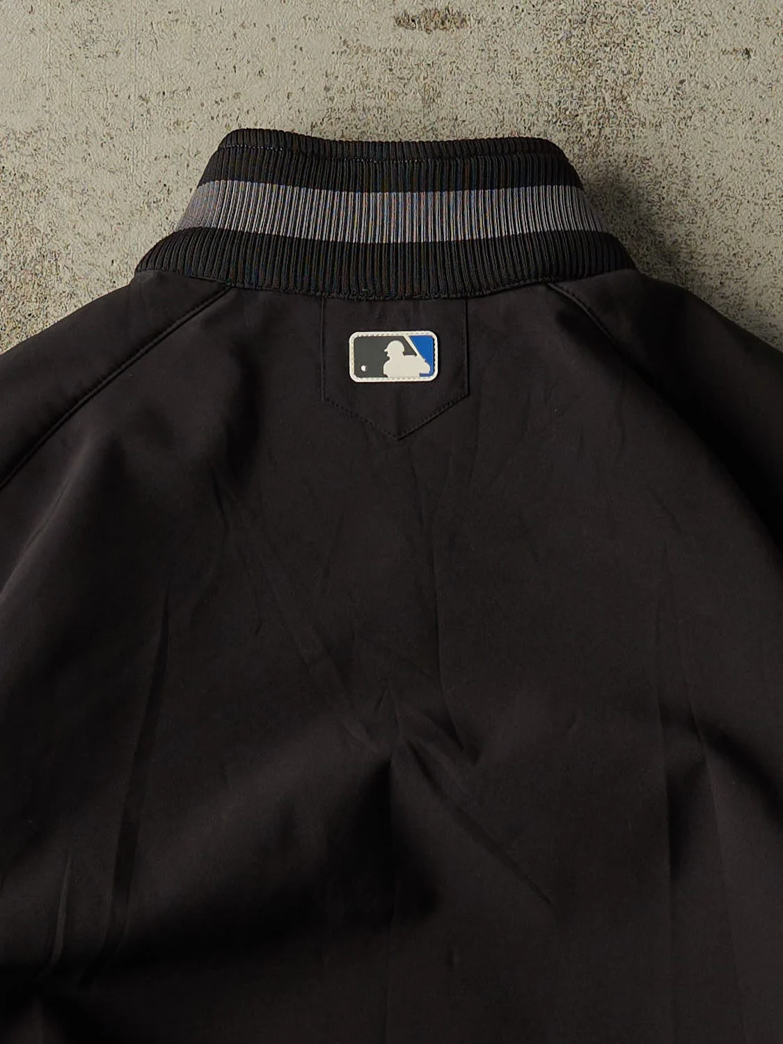 Vintage Y2K Black Toronto Blue Jays Zip Up Coaches Jacket (M/L) - Image 4