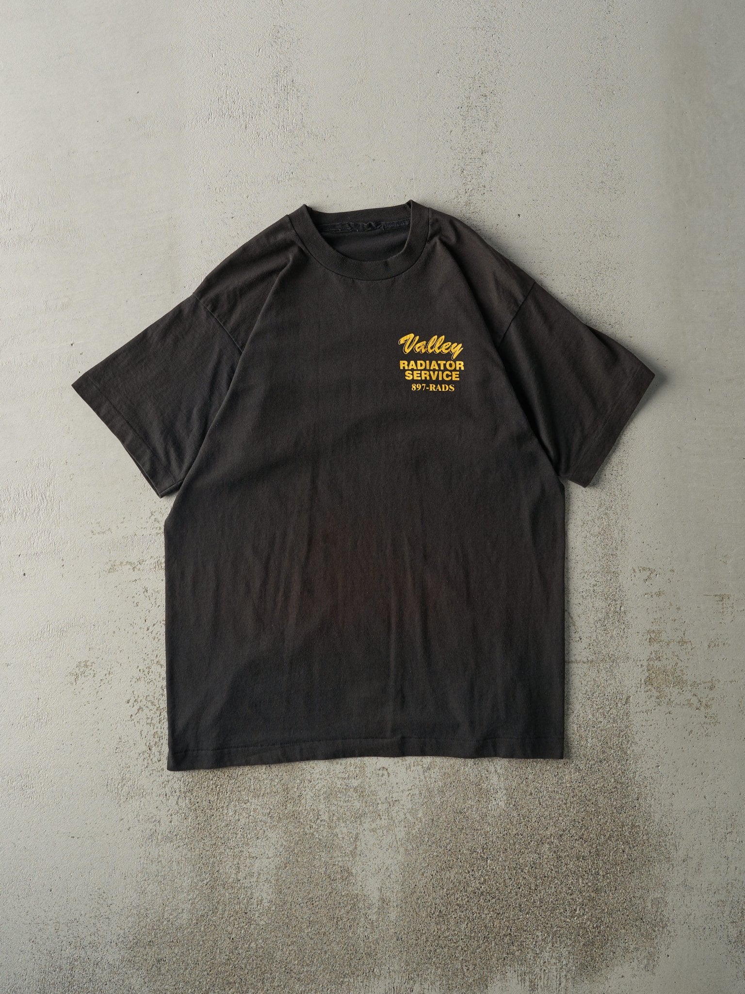Vintage 90s Black Valley Radiators Single Stitch Tee (M) - Image 2