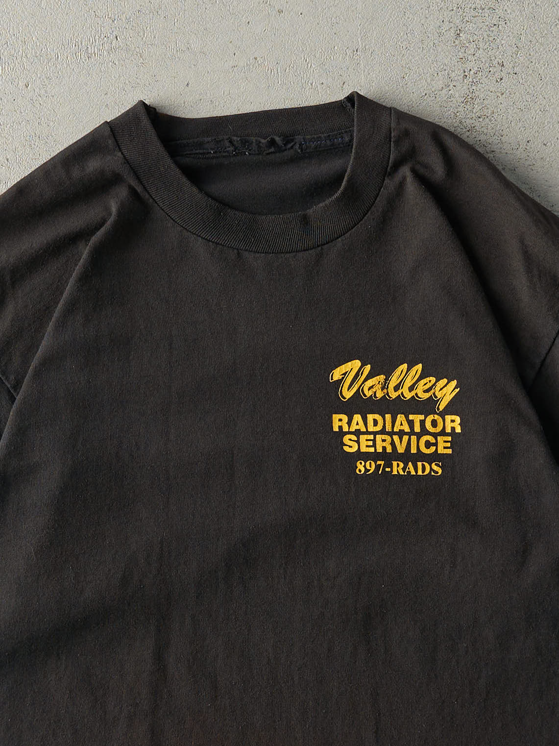 Vintage 90s Black Valley Radiators Single Stitch Tee (M) - Image 3