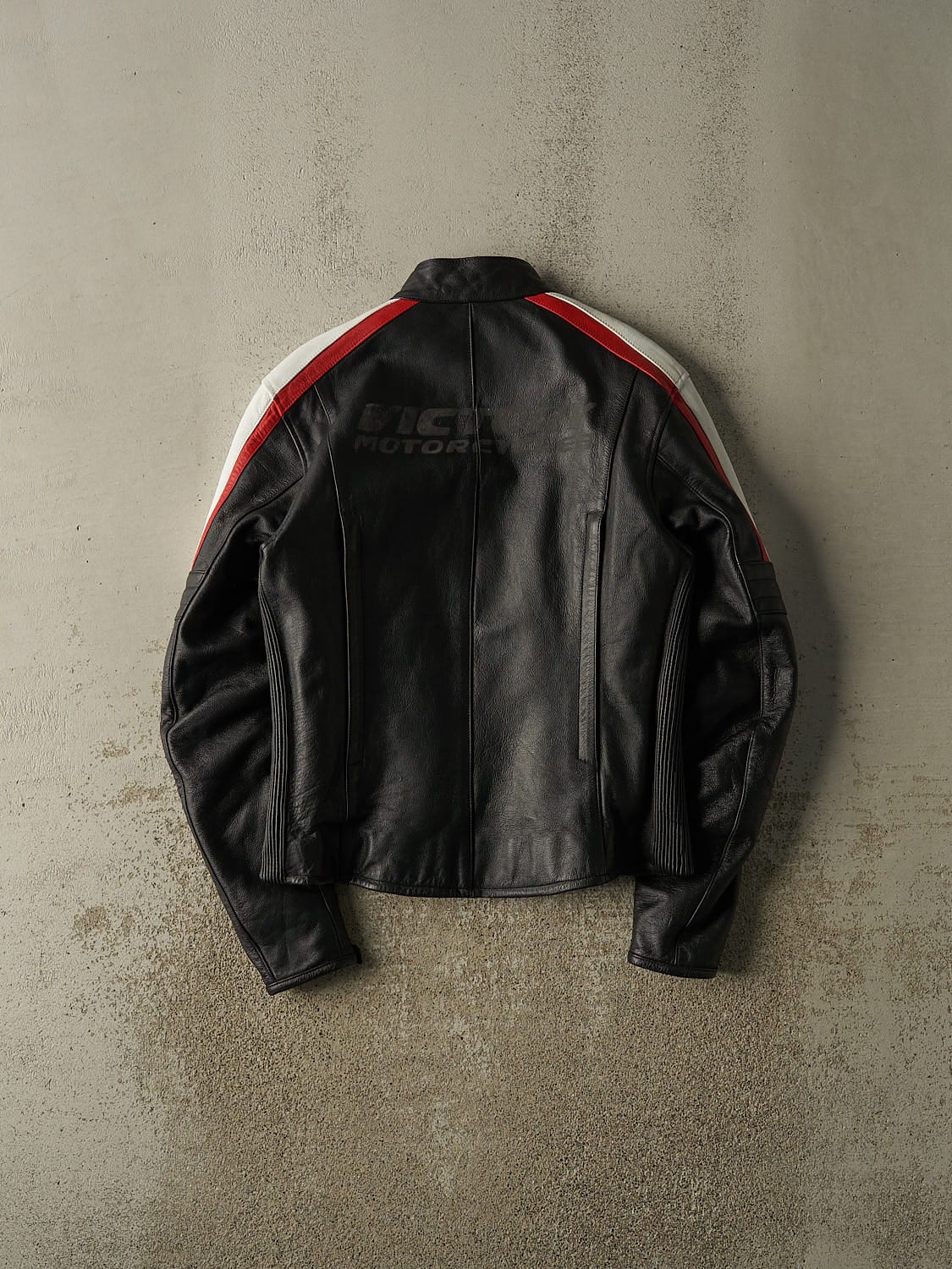 Vintage 90s Black Victory Motorcycles Racing Jacket (S) - Image 2