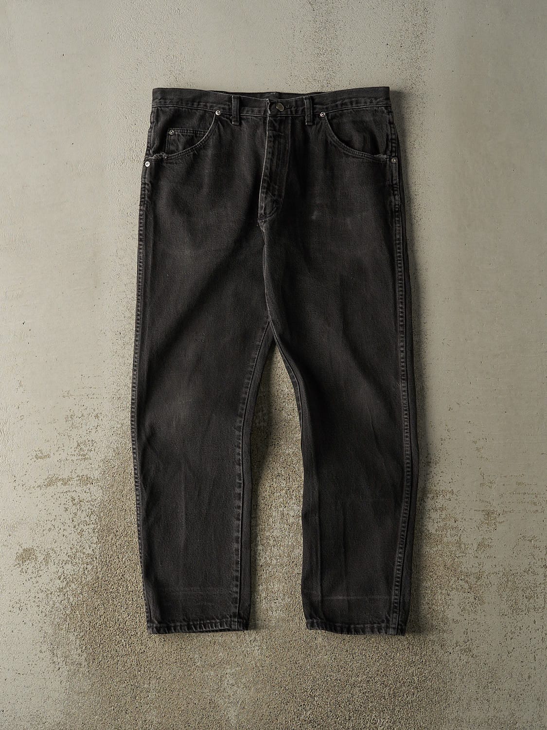 Vintage 90s Black Wrangler Denim Pants (34x29)