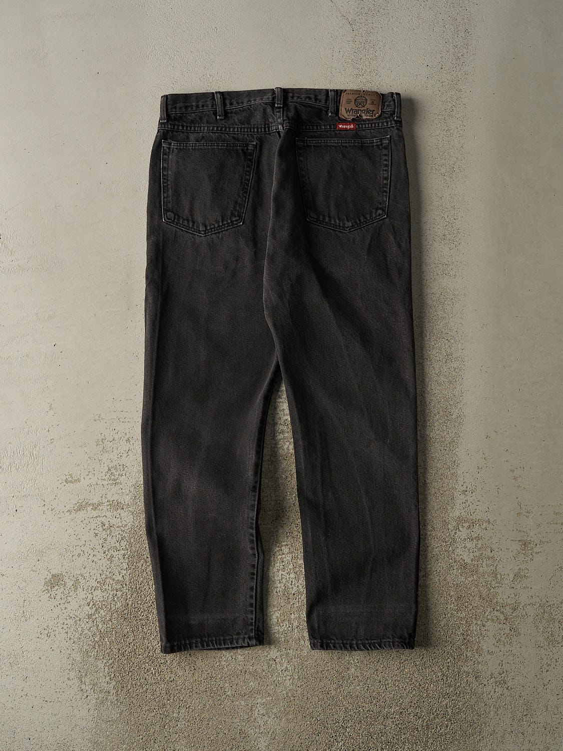 Vintage 90s Black Wrangler Denim Pants (34x29) - Image 3
