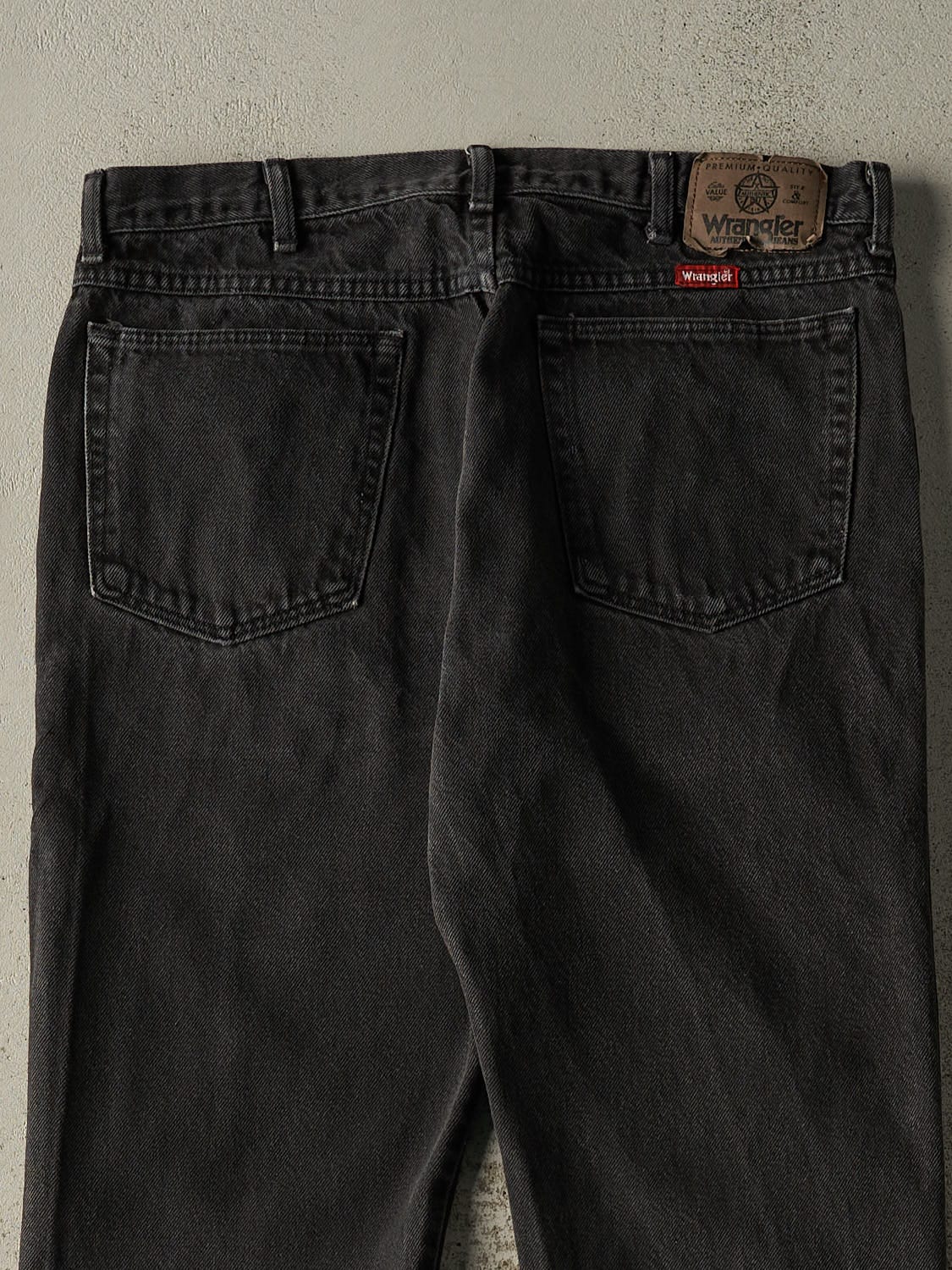 Vintage 90s Black Wrangler Denim Pants (34x29) - Image 5