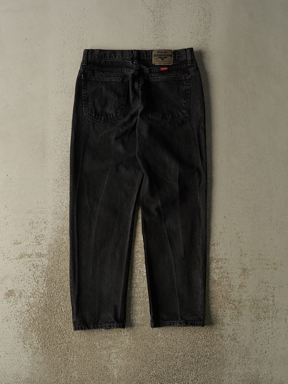 Vintage 90s Black Wrangler Denim Pants (31x30) - Image 3