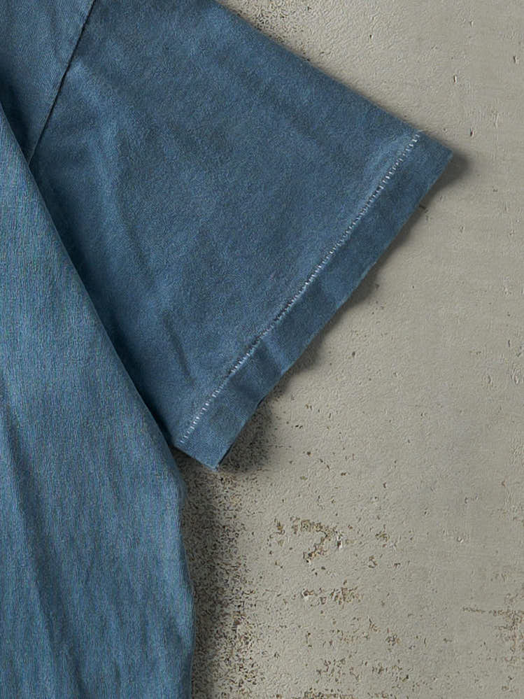 Vintage 90s Blue A.G. Simpson Co. Single Stitch Tee (L) - Image 3
