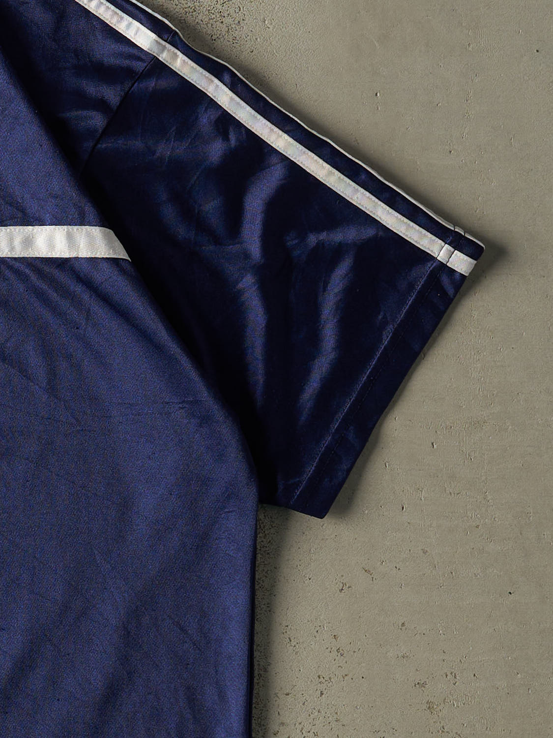 Vintage 90s Blue Adidas Soccer Jersey (XL/XXL) - Image 4