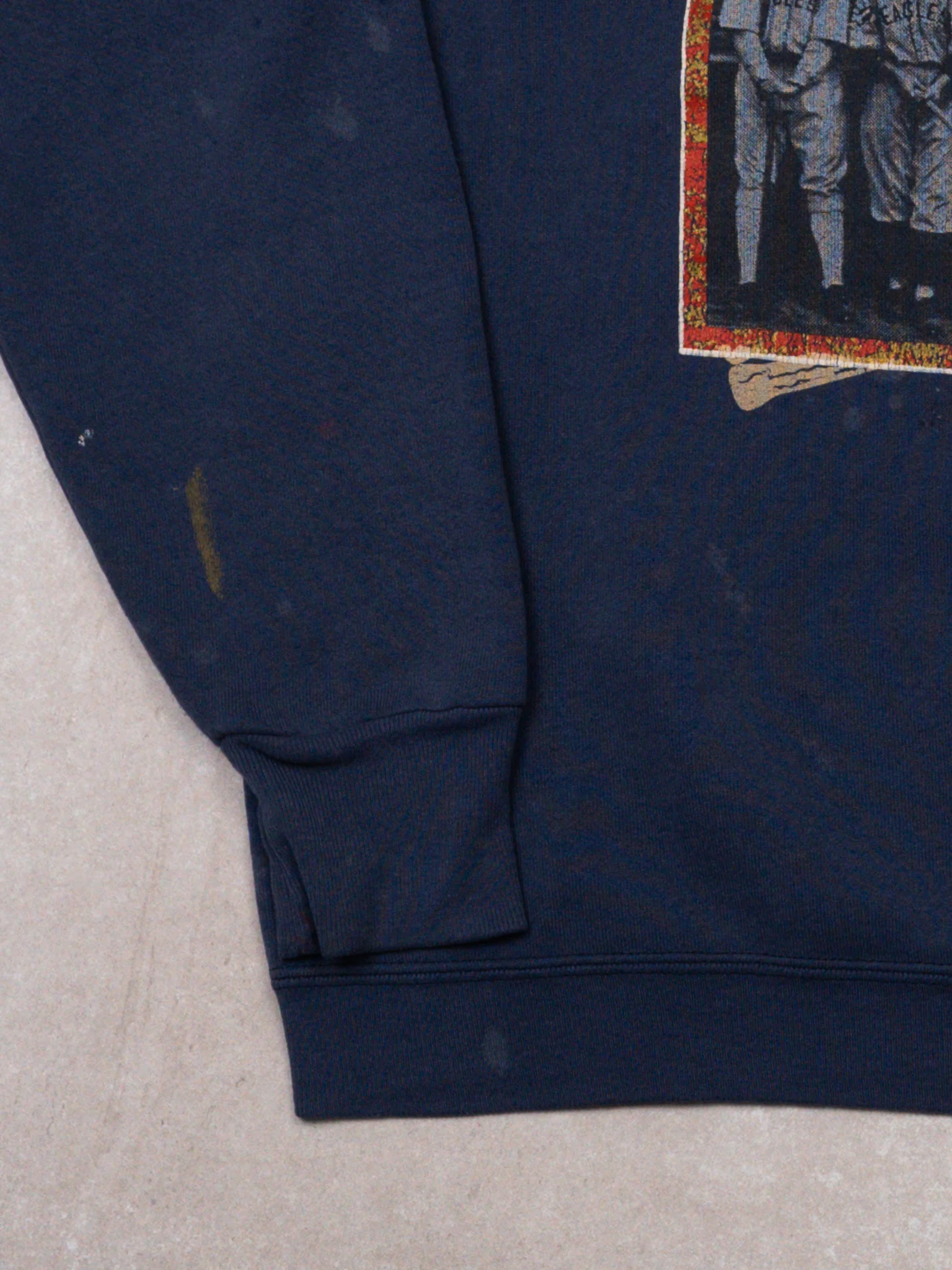 Vintage 90s Blue American Eagle Baseball Crewneck (M) - Image 2