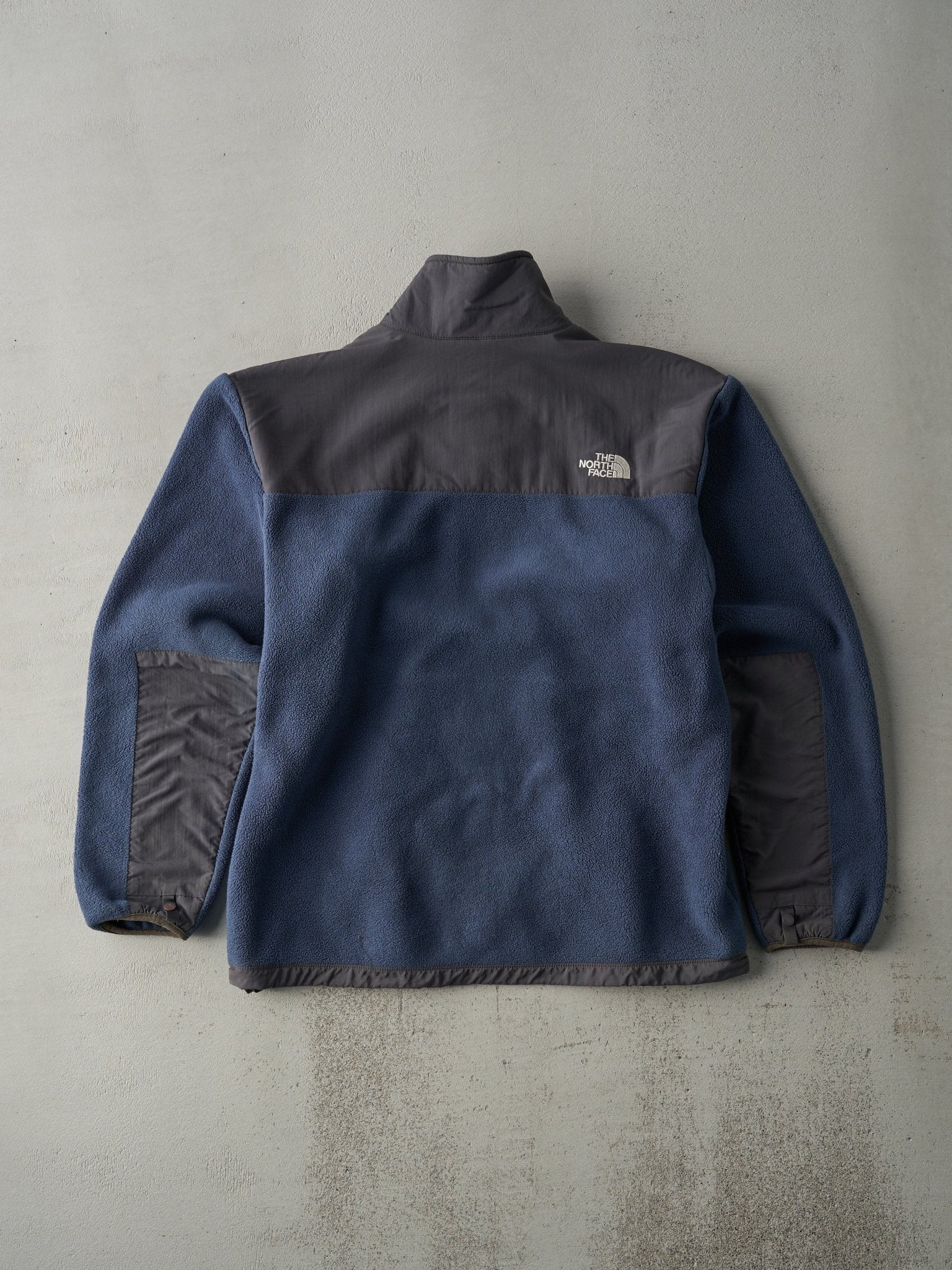 Vintage 90s Blue and Grey The North Face Denali Jacket (L) - Image 2