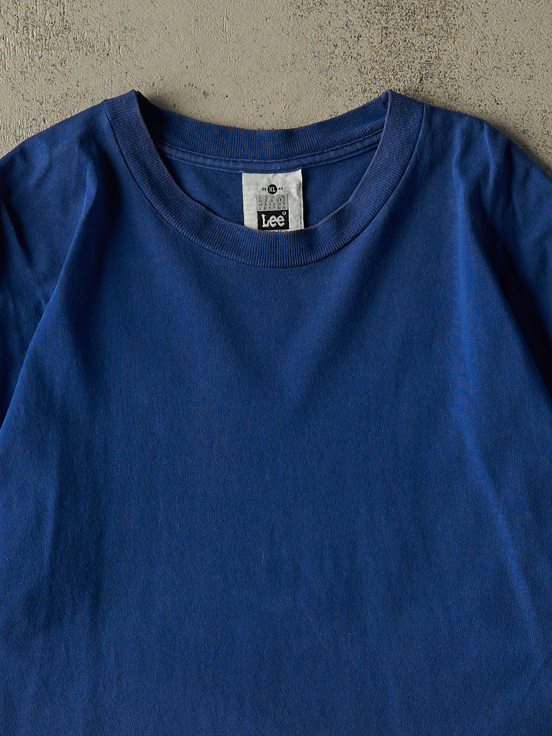 Vintage 90s Blue Blank Tee (XL/XXL) - Image 2