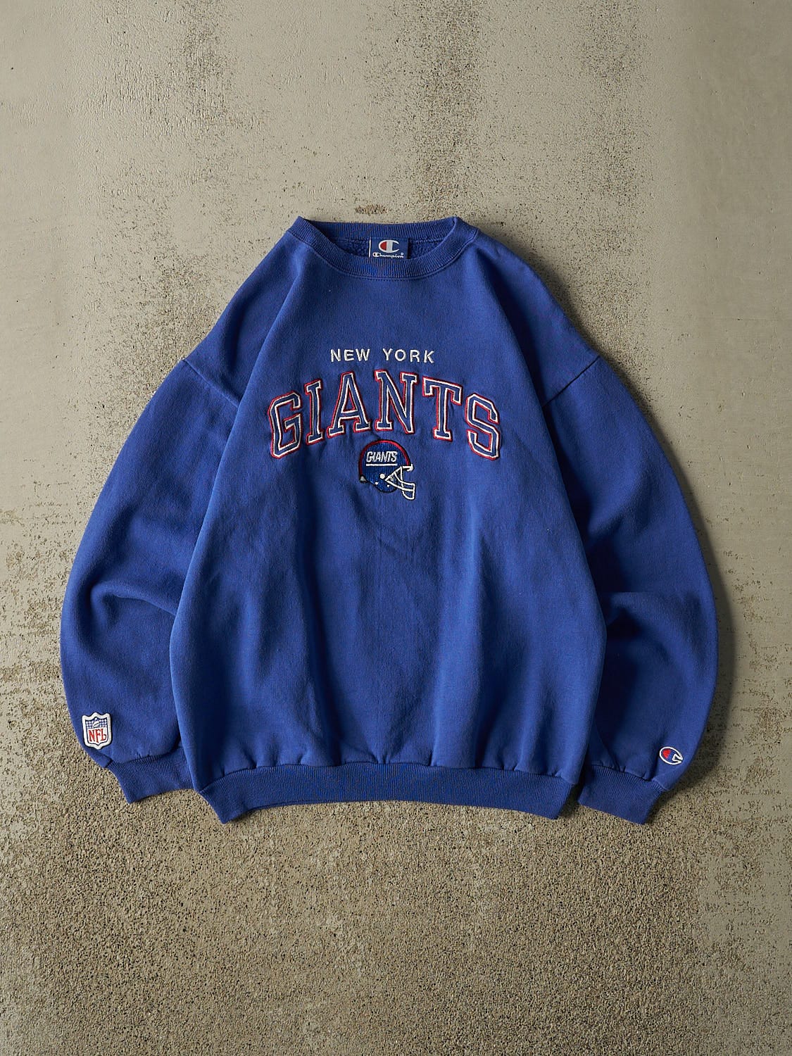 Vintage 90s Blue Champion New York Giants Crewneck (XS)