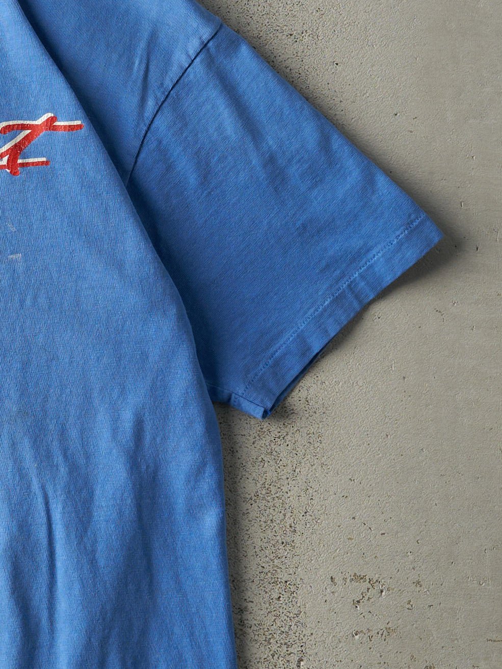 Vintage 90s Blue Chevrolet Single Stitch Tee (S) - Image 4