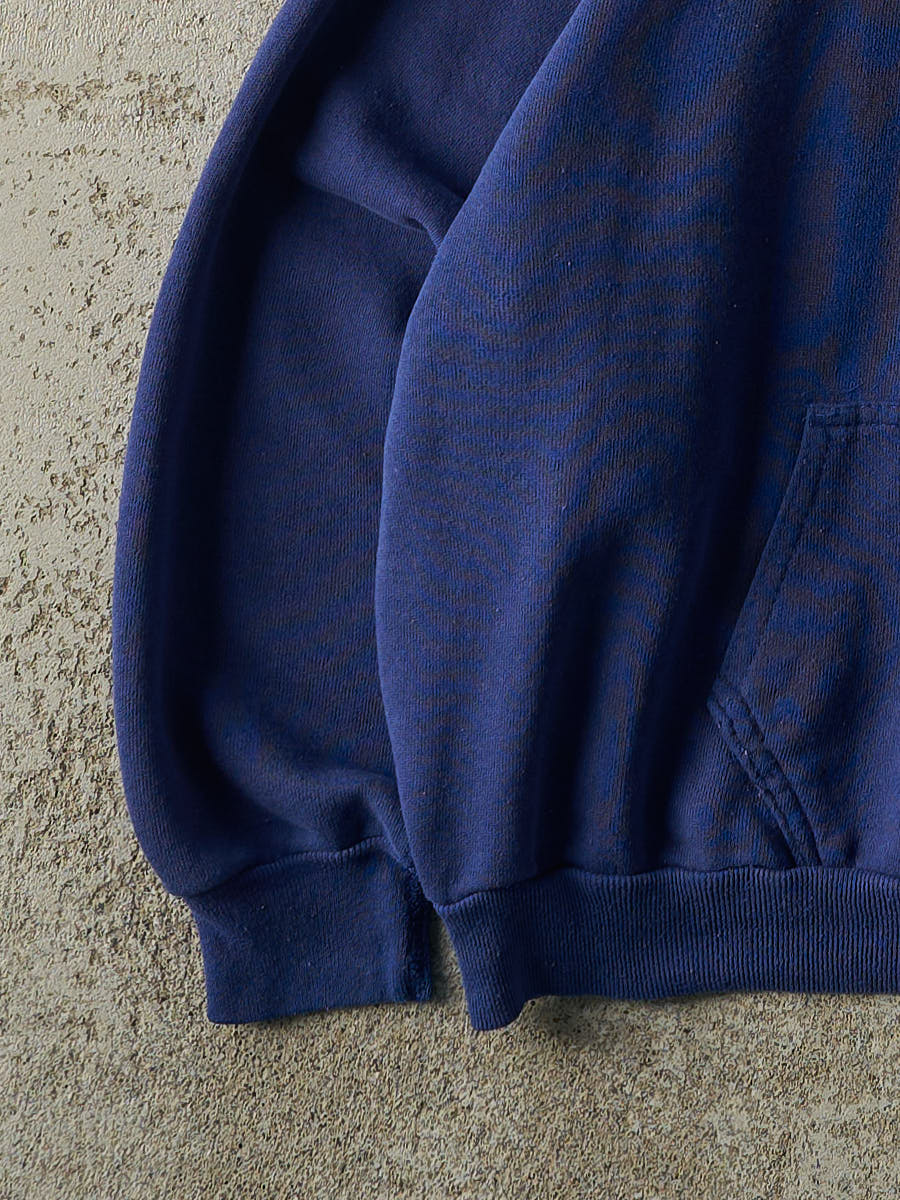 Vintage 90s Royal Blue Discus Athletic Blank Boxy Hoodie (M/L) - Image 3