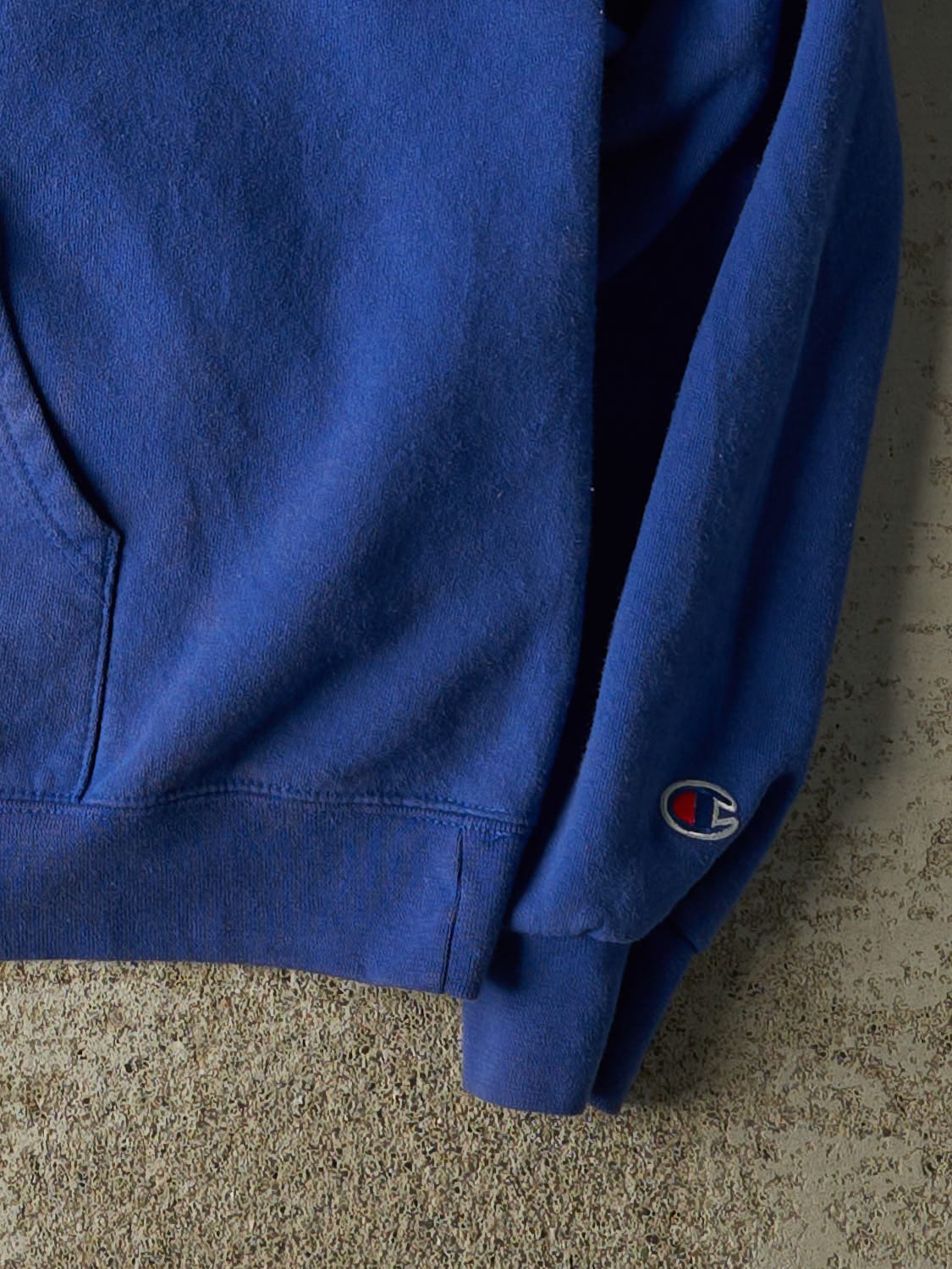 Vintage Y2K Blue Duke University Champion Hoodie (M/L) - Image 4