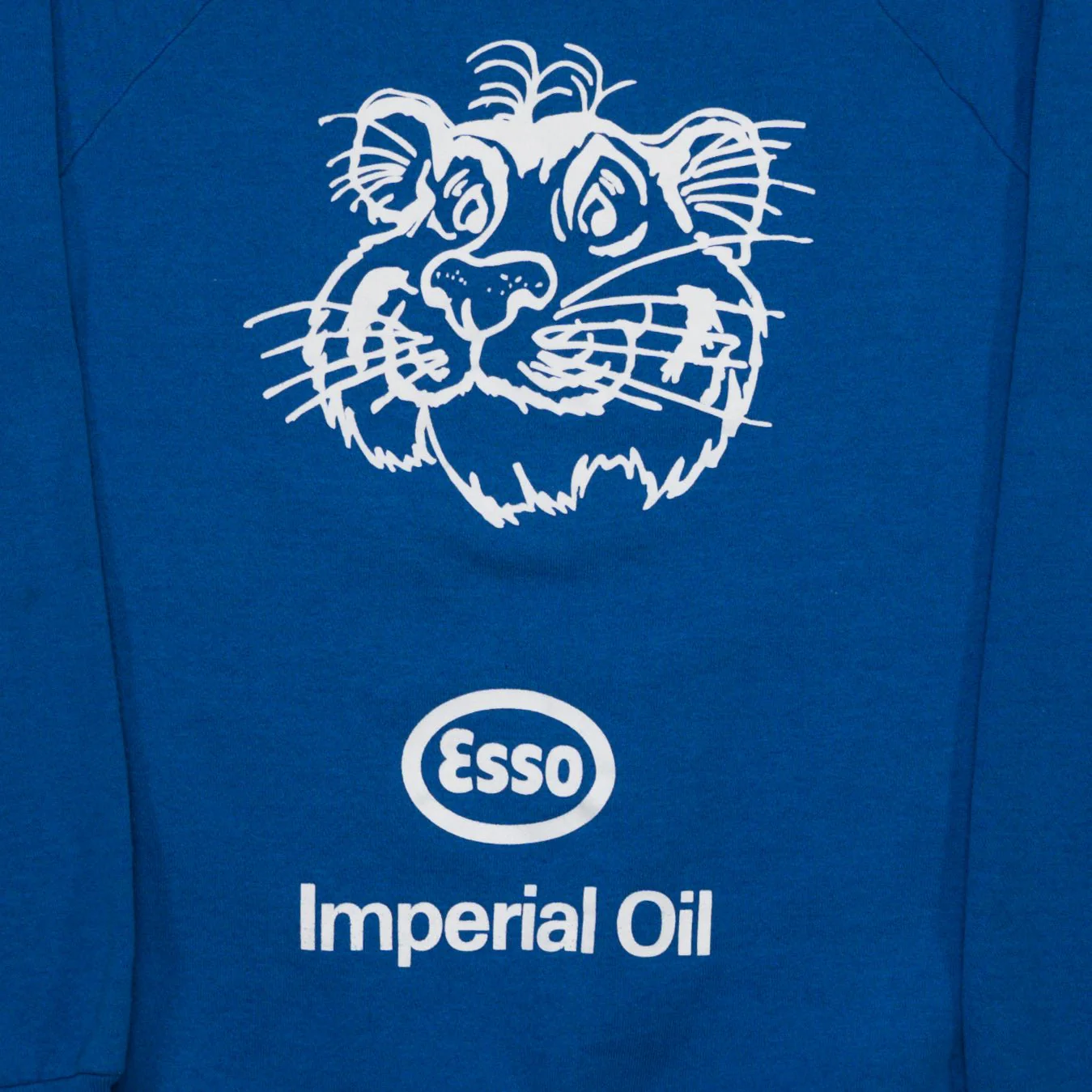 Vintage 90s Blue Esso Imperial Oil Crewneck (M) - Image 2