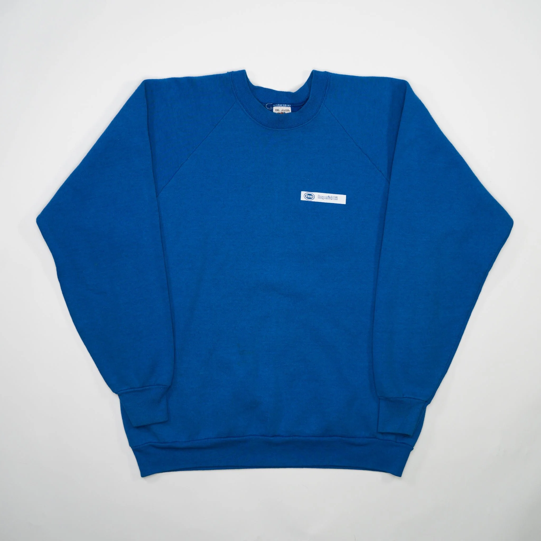 Vintage 90s Blue Esso Imperial Oil Crewneck (M) - Image 3