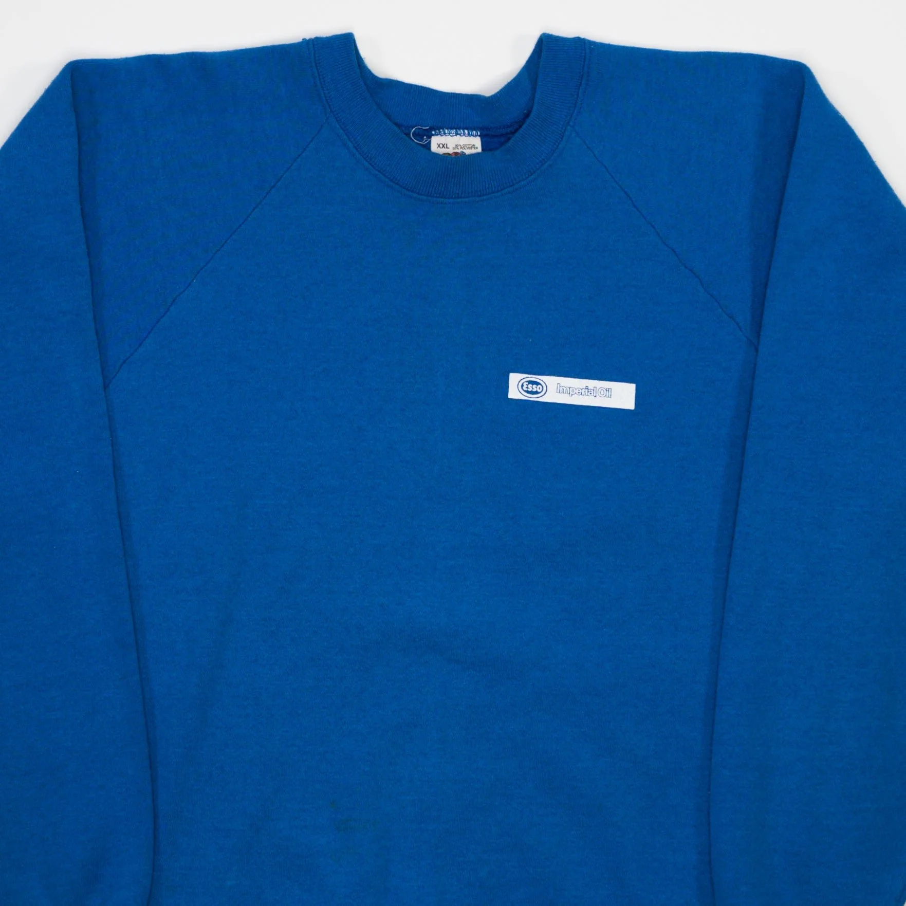Vintage 90s Blue Esso Imperial Oil Crewneck (M) - Image 4