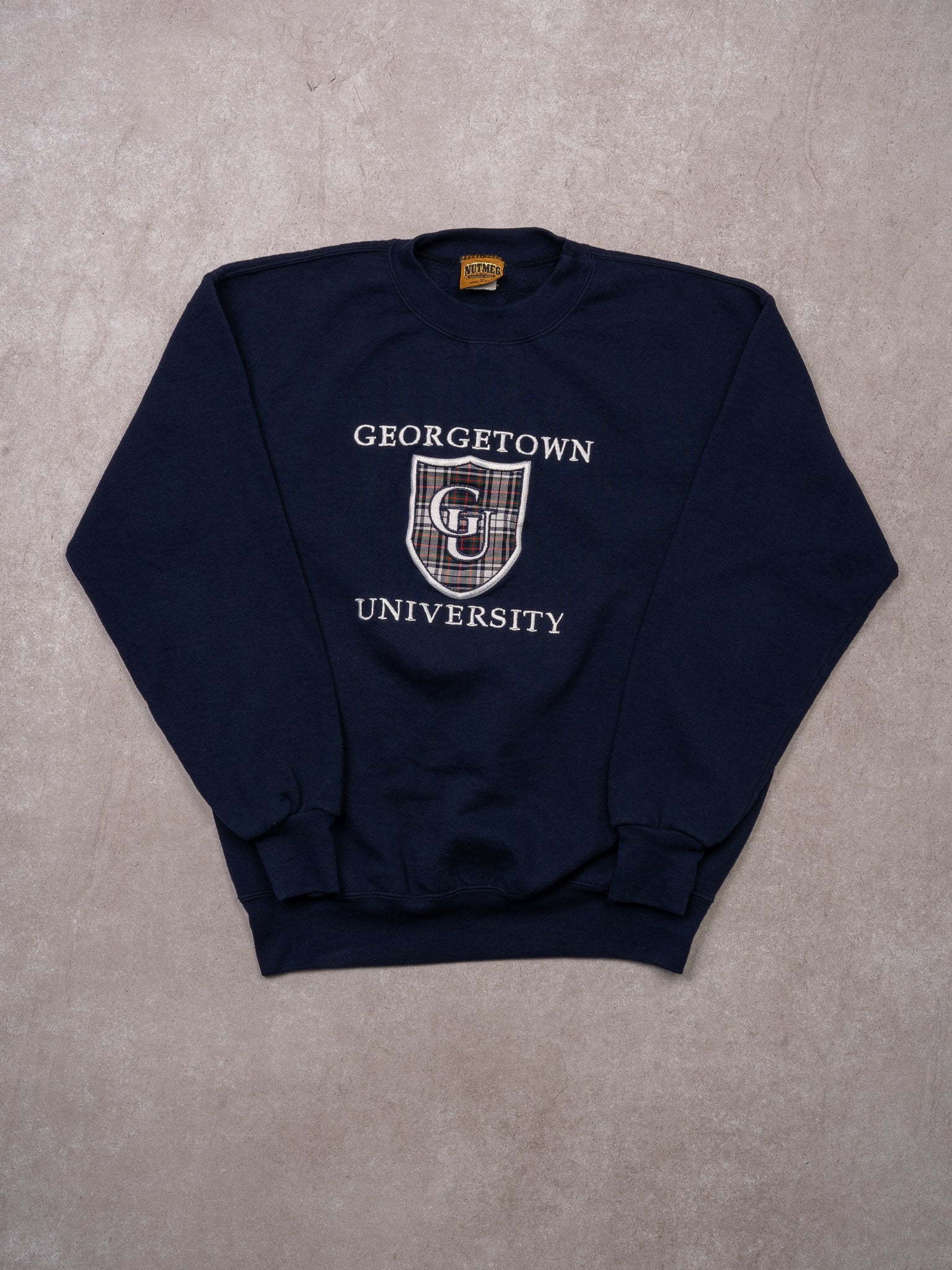 Vintage 90s Blue George Town University Crewneck (M)