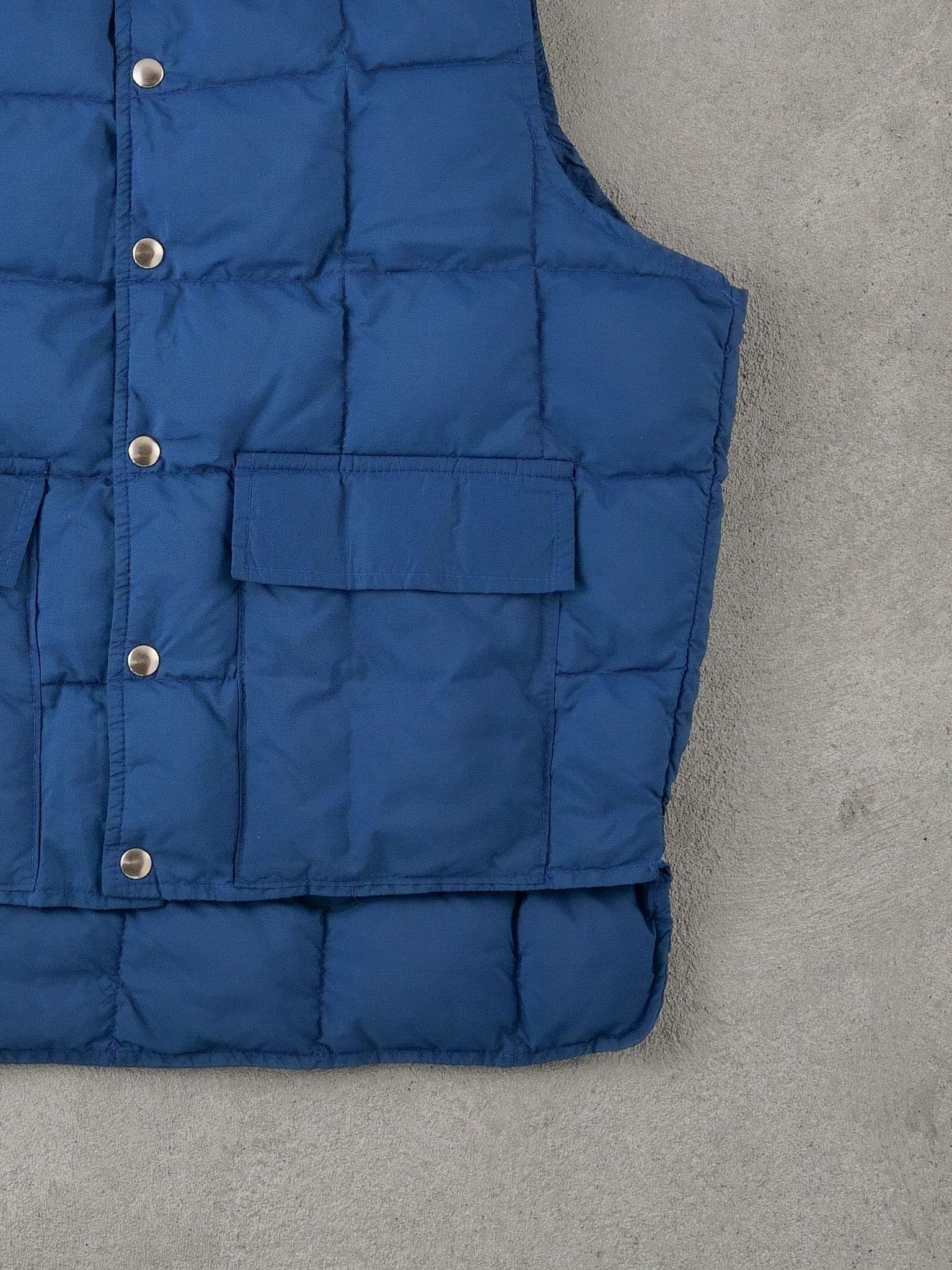 VIntage 90s Blue JC Penny Duck Down Puffer Vest (M/L) - Image 3