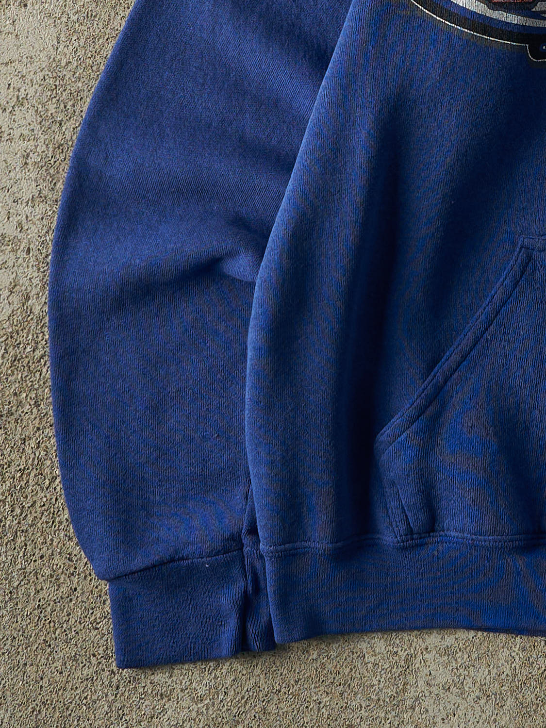 Vintage 90s Blue New York Giants Hoodie (S/M) - Image 4