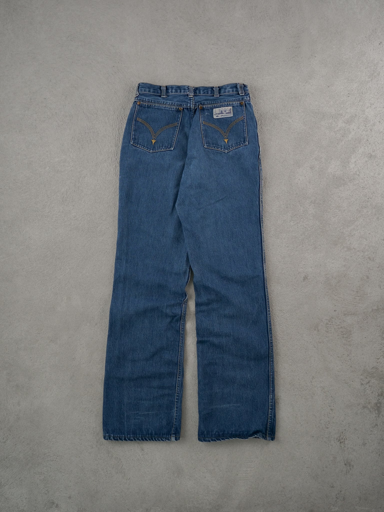 Vintage 80s Blue Roadrunner Denim Jeans (28x35) - Image 2