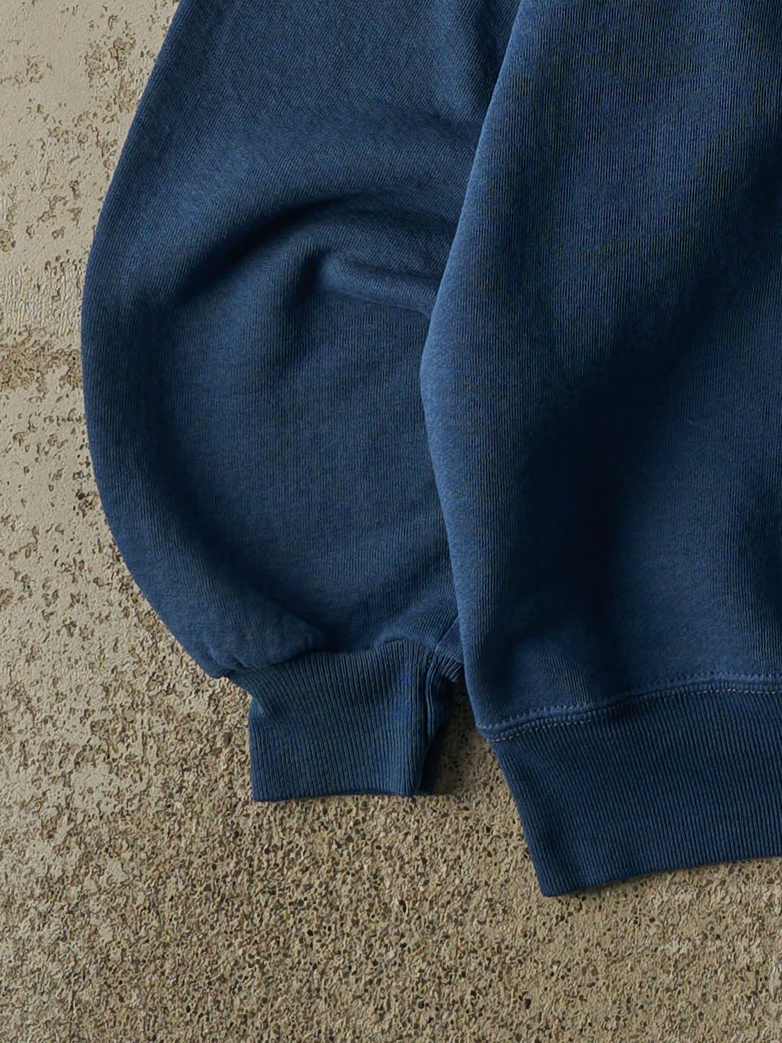 Vintage 90s Blue Russell Athletic Blank Crewneck (L/XL) - Image 4