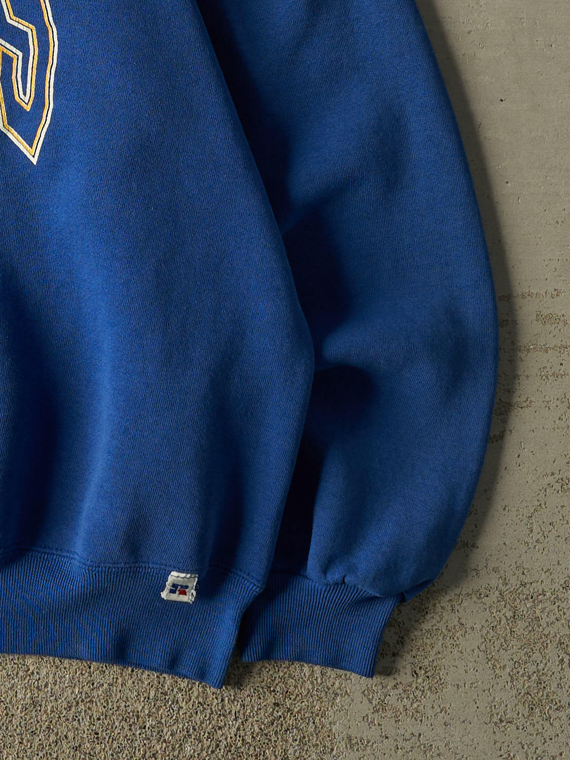 Vintage 90s Blue Russell Athletic Galva Wildcats Crewneck (XL/XXL) - Image 4
