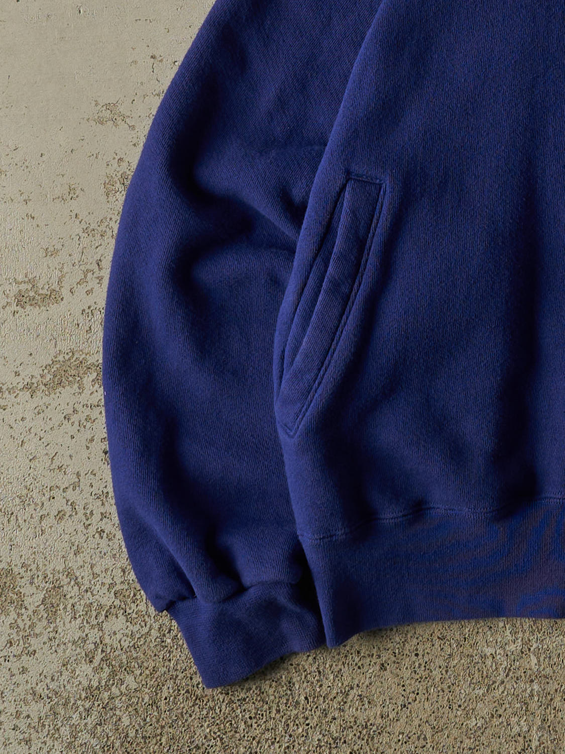 Vintage 90s Blue Russell Athletic x LL Bean Zip Up Sweater (L/XL) - Image 3