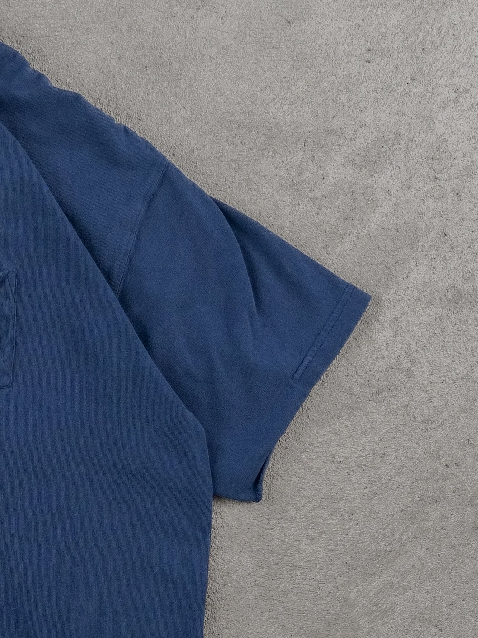 Vintage 90s Blue Scooby Do Embroidereed Pocket Tee (L) - Image 3