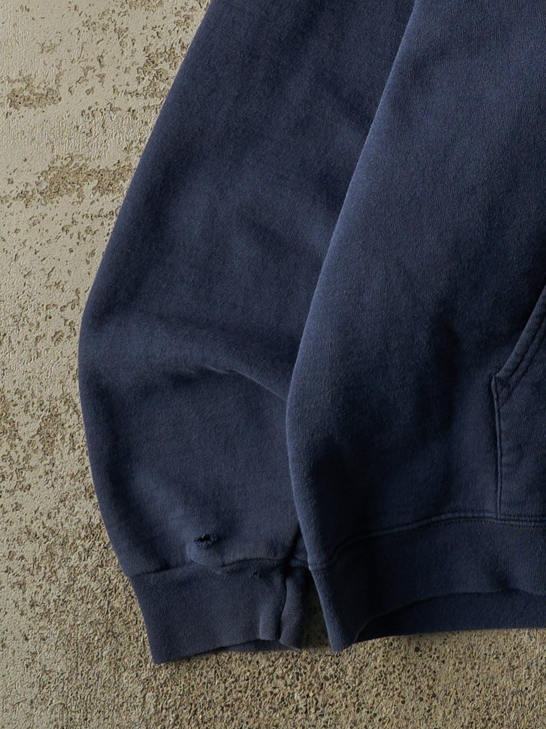 Vintage 90s Blue US Navy Hoodie (M/L) - Image 3