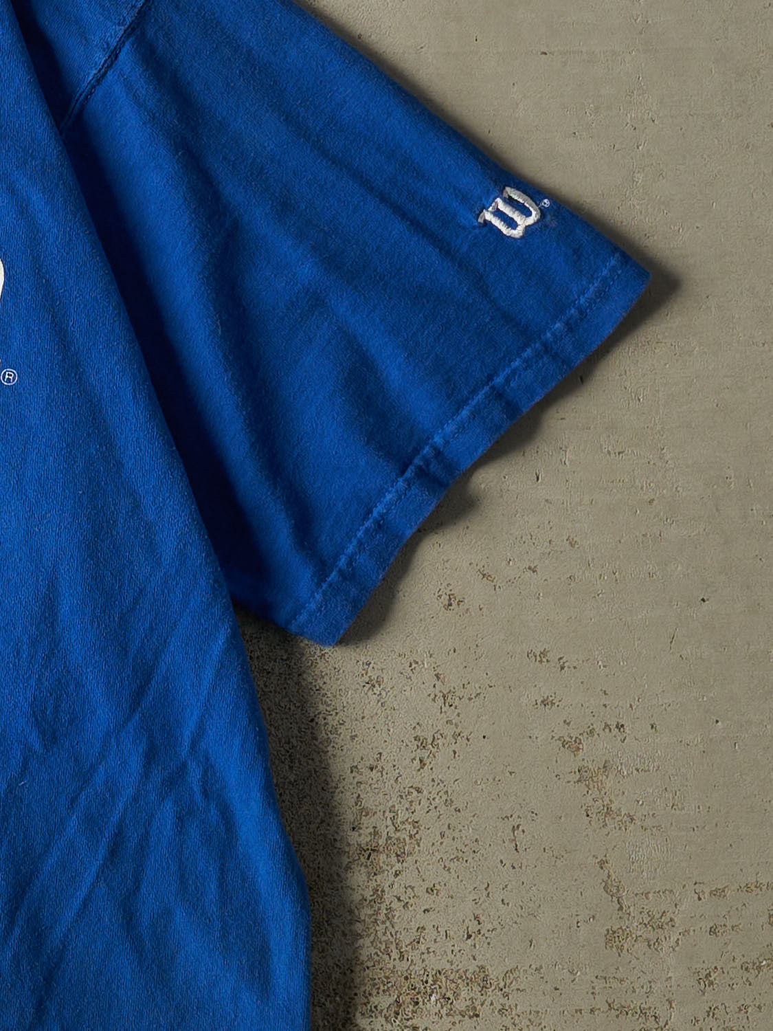 Vintage 90s Blue Wilson Tee (XL) - Image 4